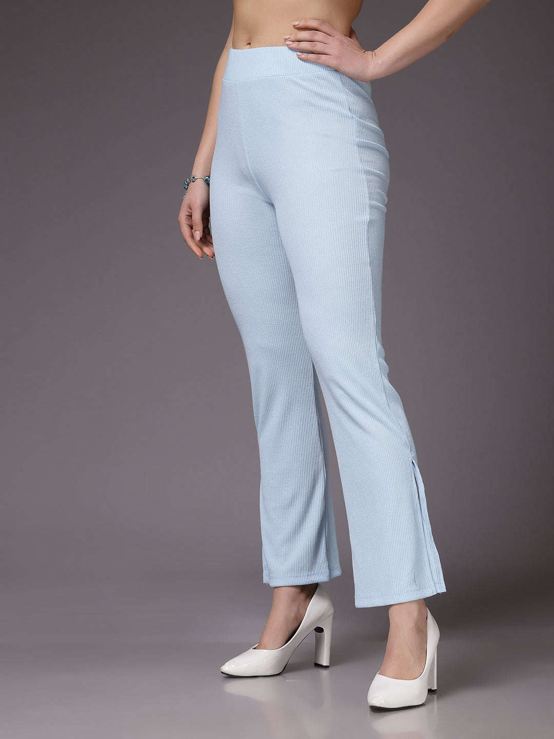 Shop Women Solid Trouser Online.