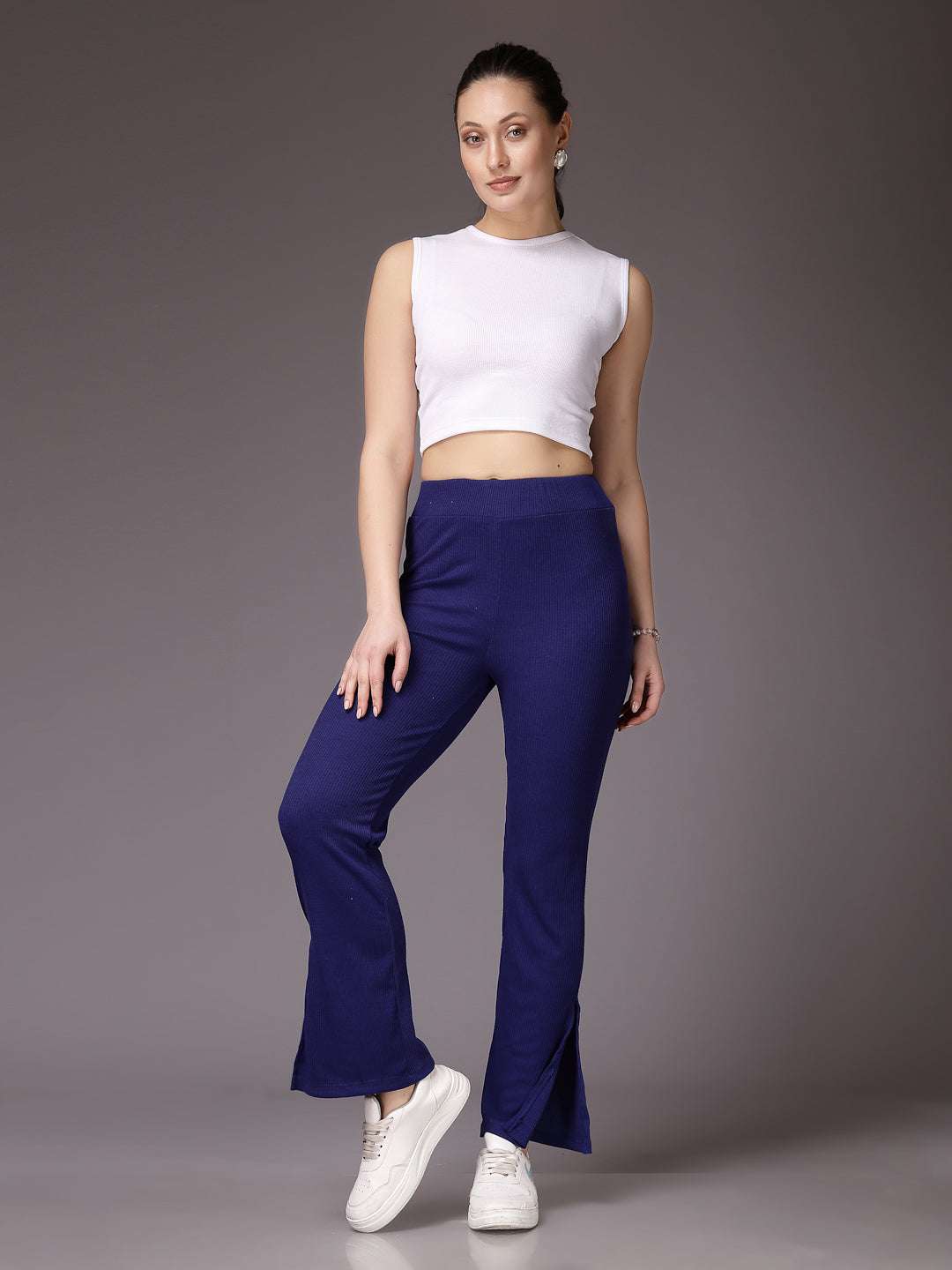 Shop Women Solid Trouser Online.