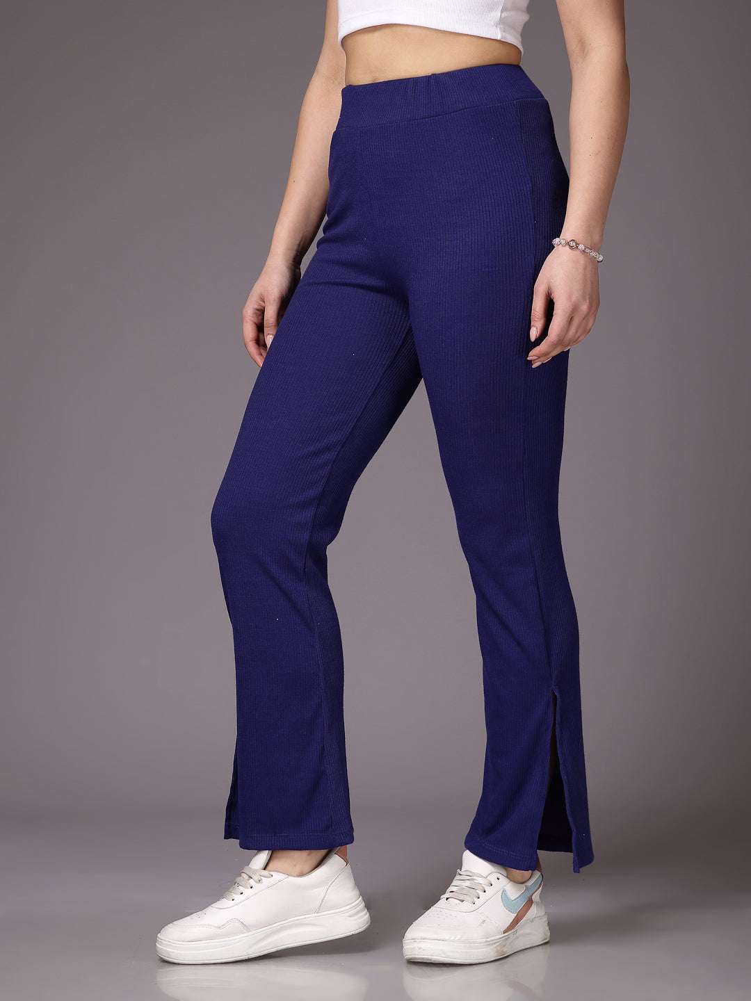 Shop Women Solid Trouser Online.