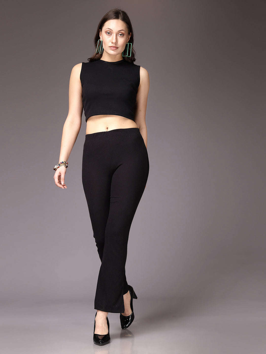 Shop Women Solid Trouser Online.