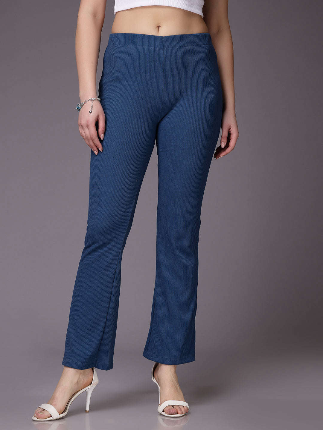 Shop Women Solid Trouser Online.