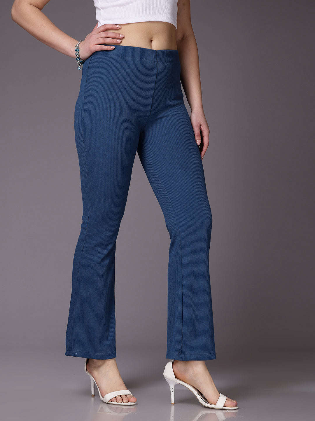 Shop Women Solid Trouser Online.