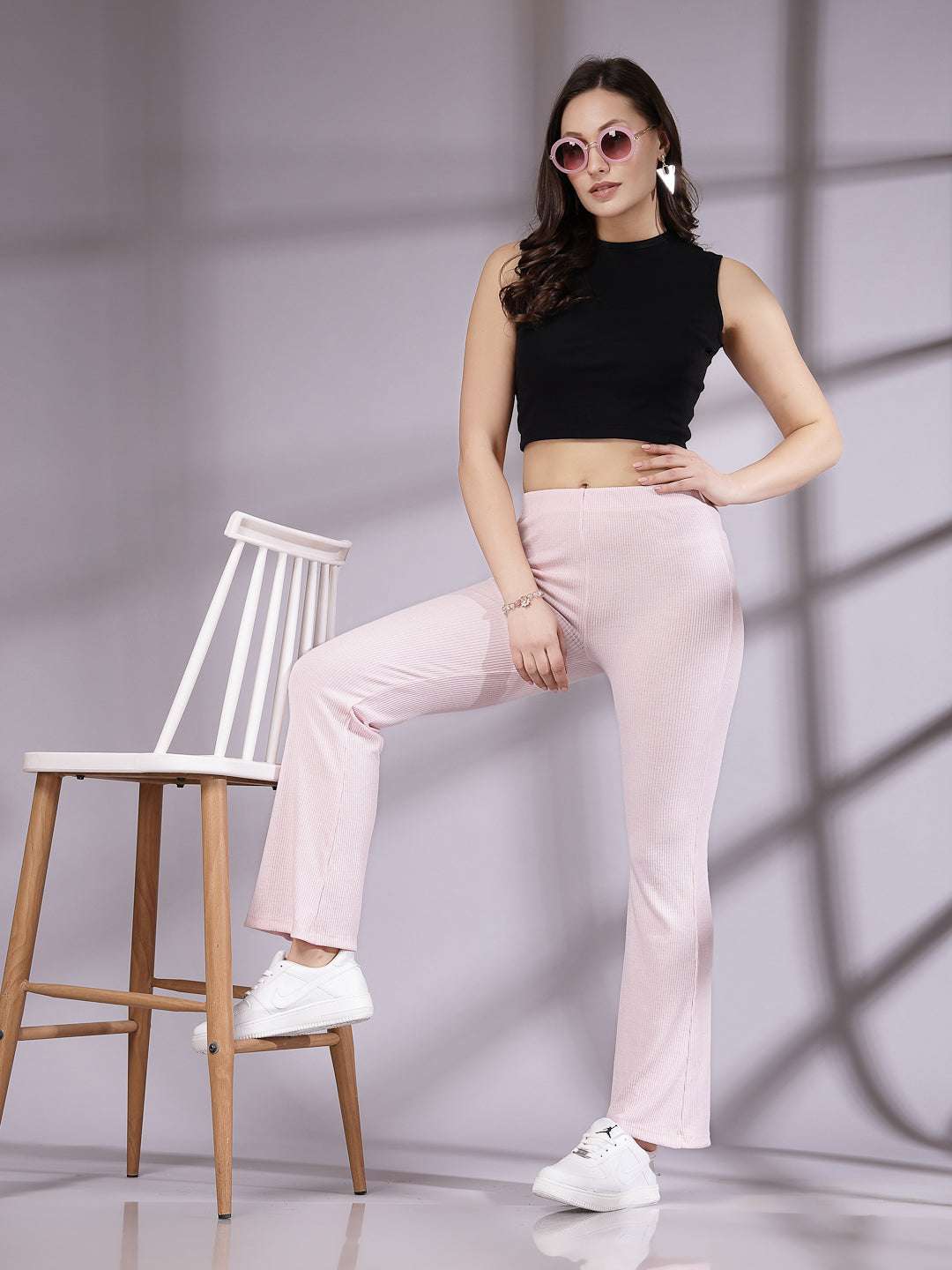 Shop Women Solid Trouser Online.