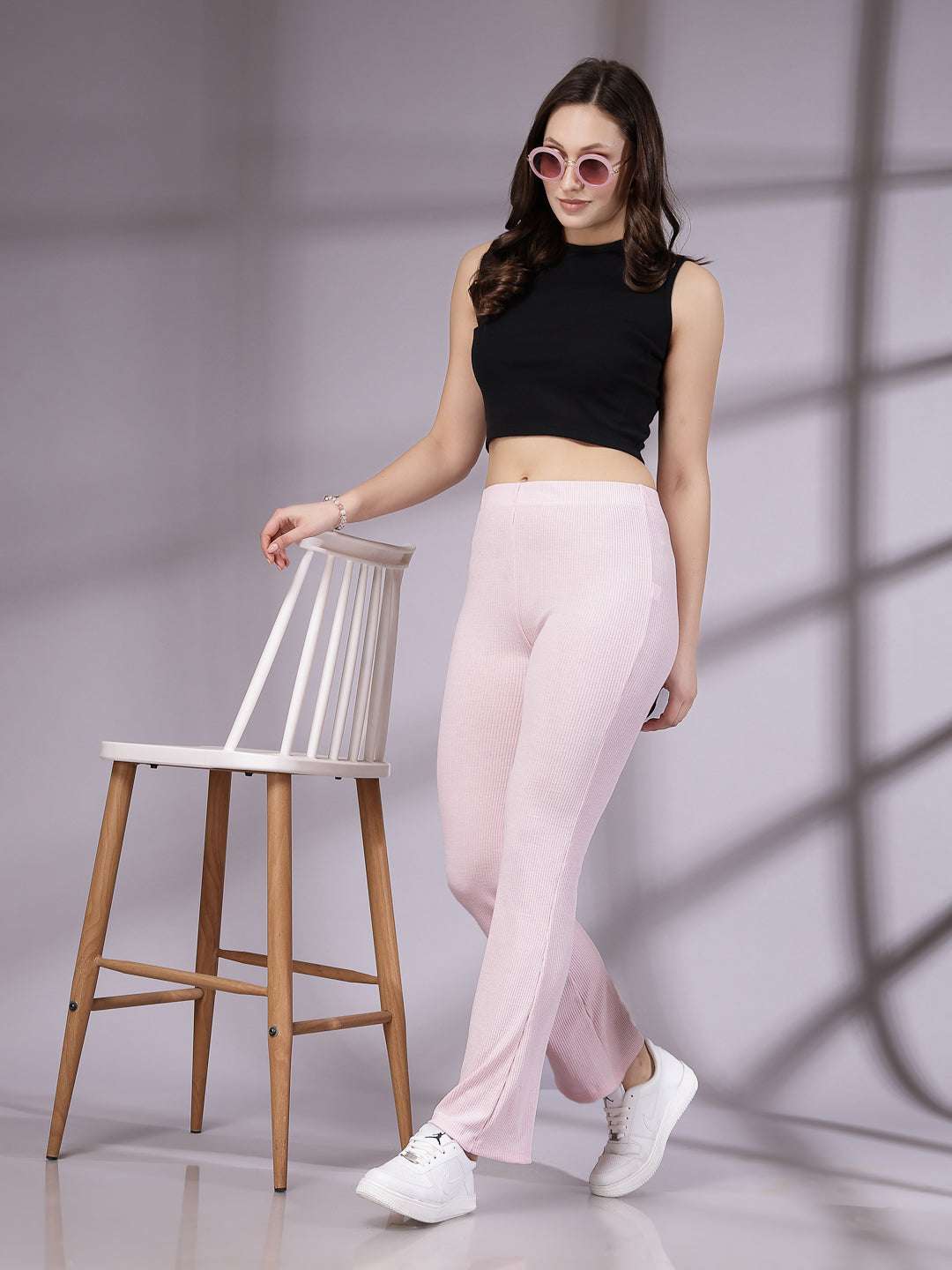 Shop Women Solid Trouser Online.