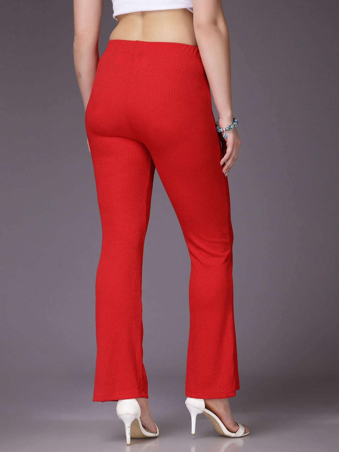 Shop Women Solid Trouser Online.