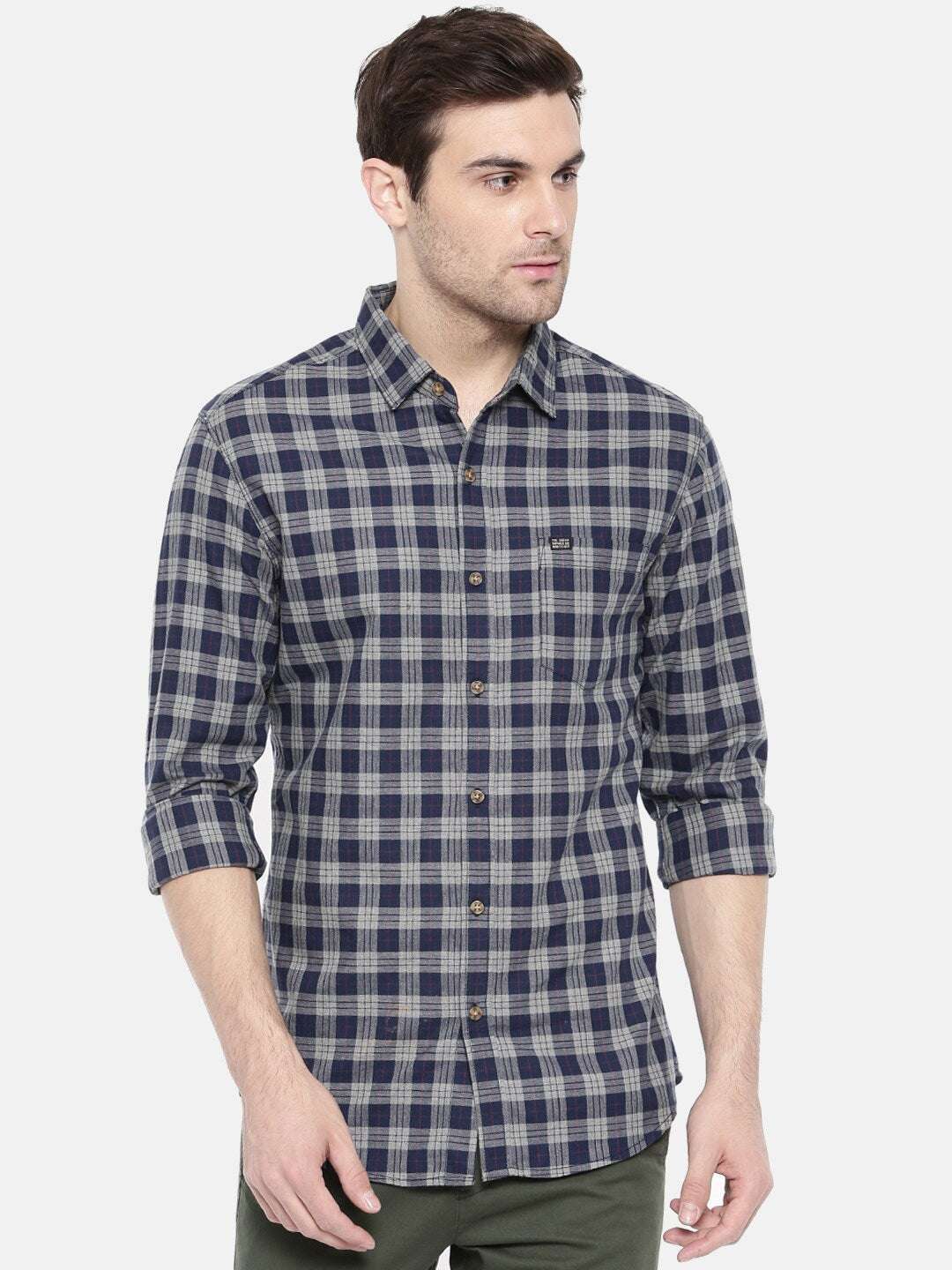 Shop Men Checkered Shirt Online.