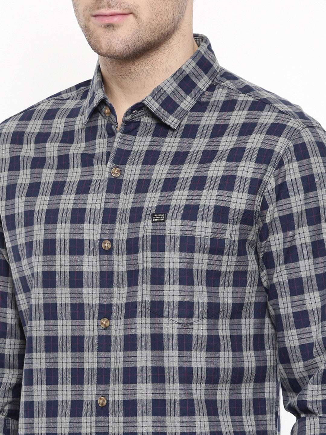 Shop Men Checkered Shirt Online.