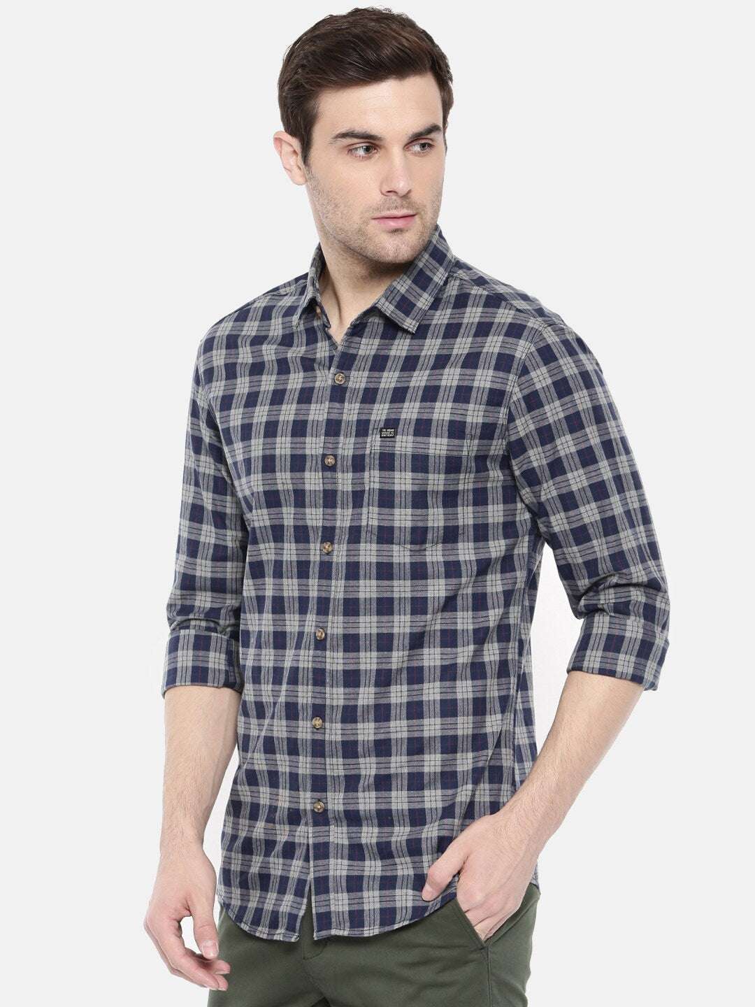 Shop Men Checkered Shirt Online.