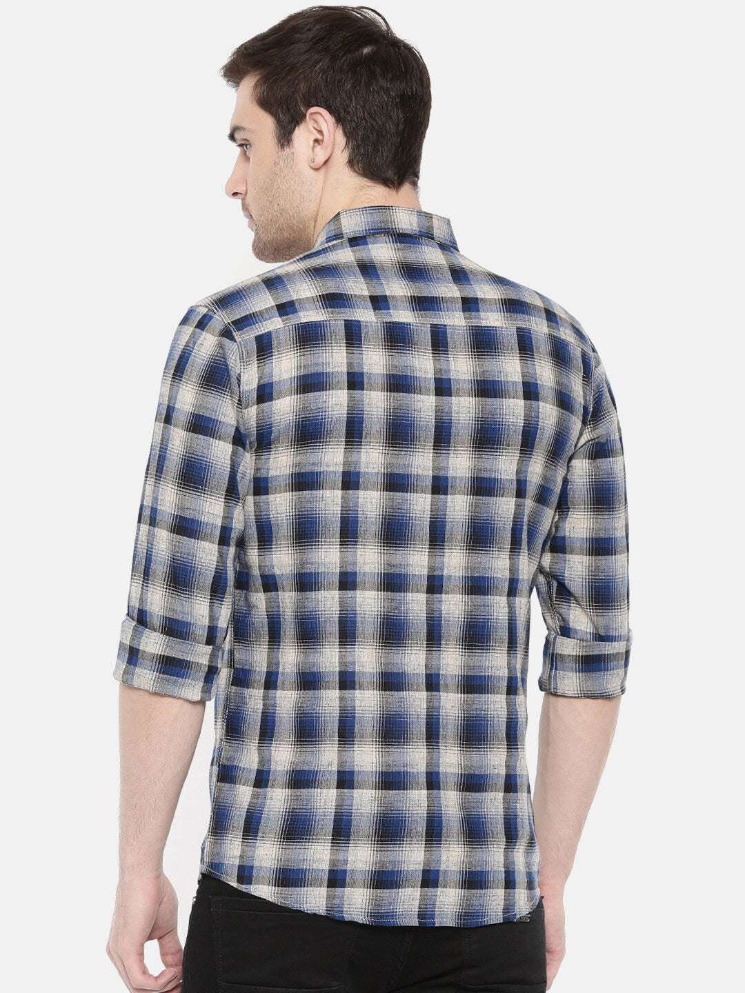 Shop Men Checkered Shirt Online.