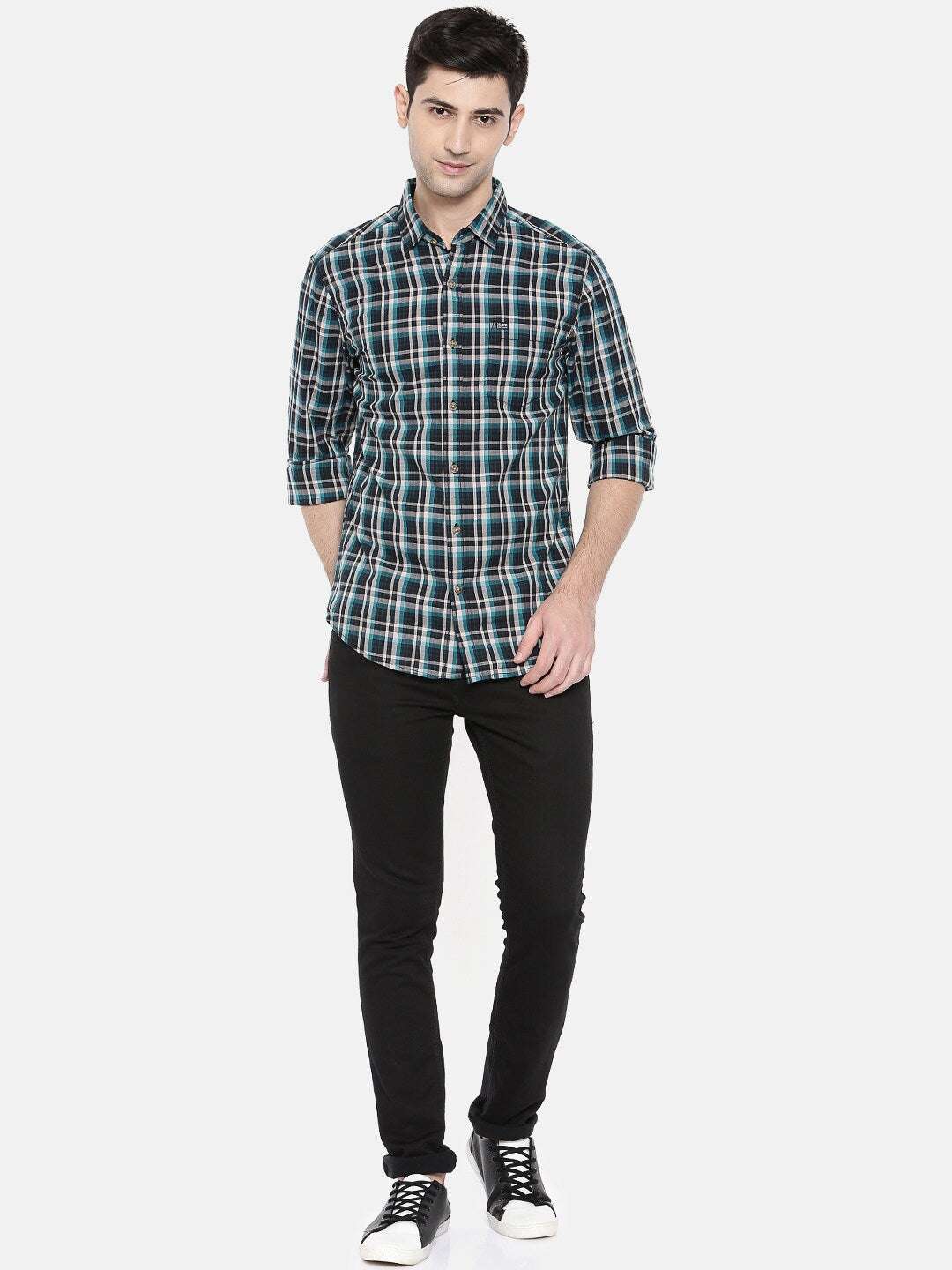 Shop Men Checkered Shirt Online.