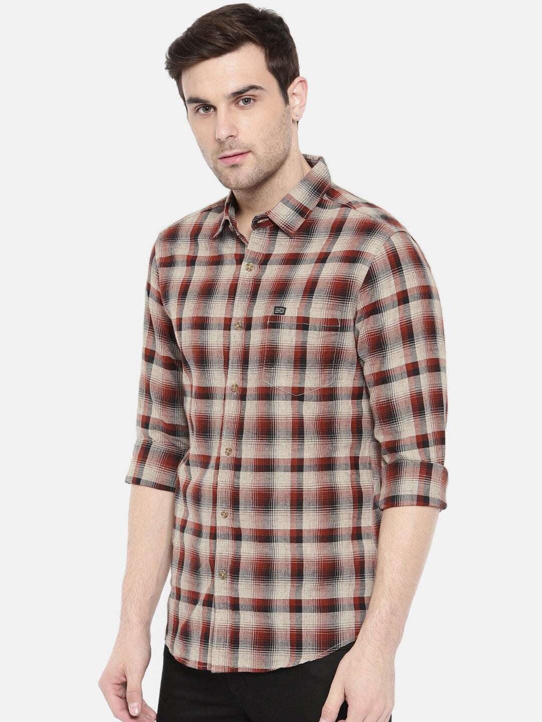 Shop Men Checkered Shirt Online.