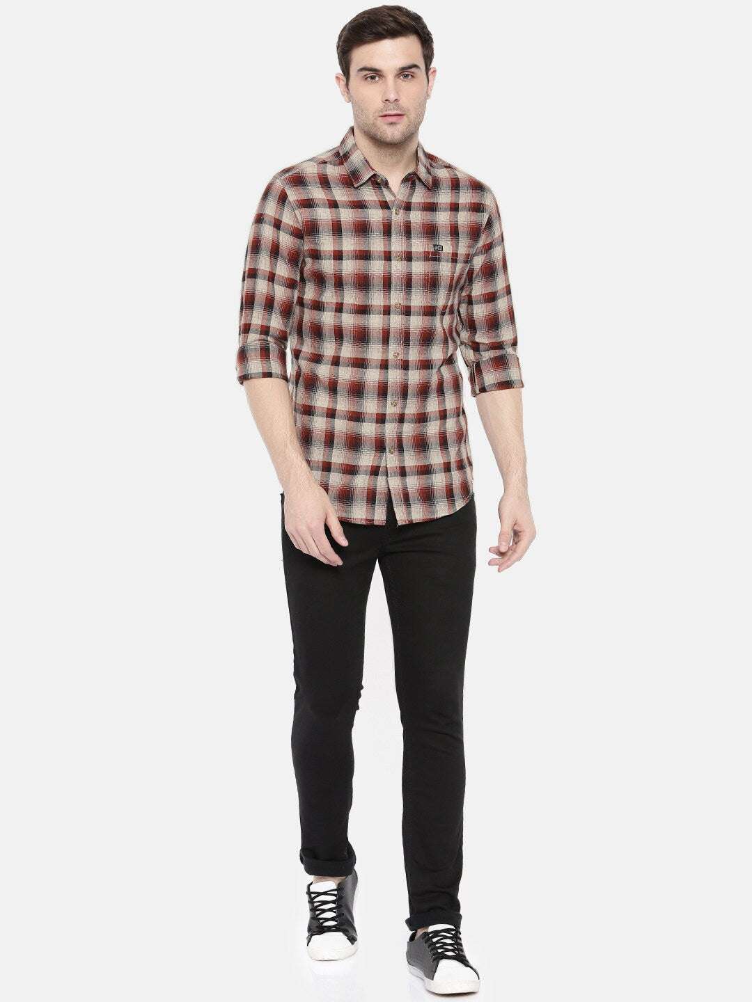 Shop Men Checkered Shirt Online.