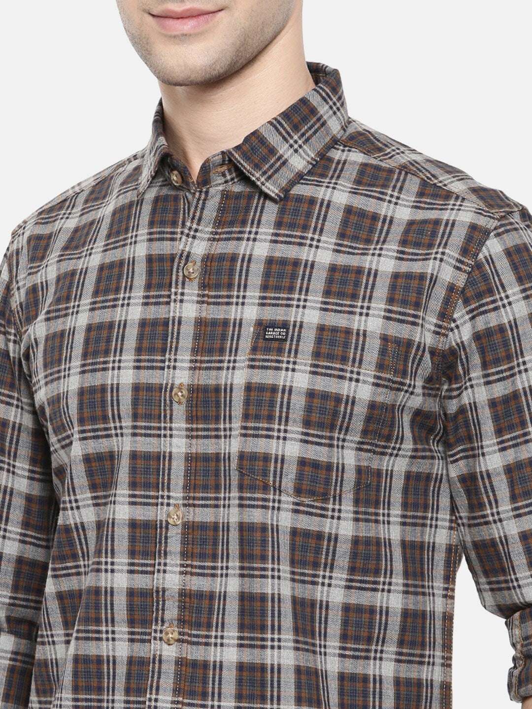 Shop Men Checkered Shirt Online.