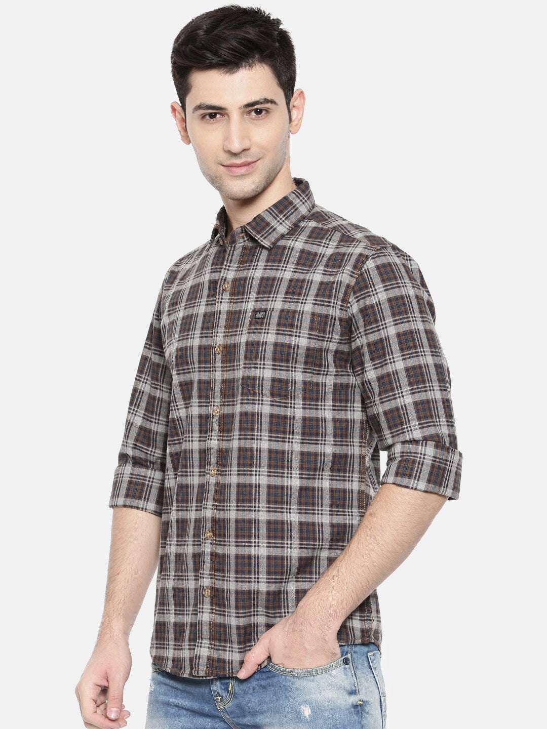 Shop Men Checkered Shirt Online.