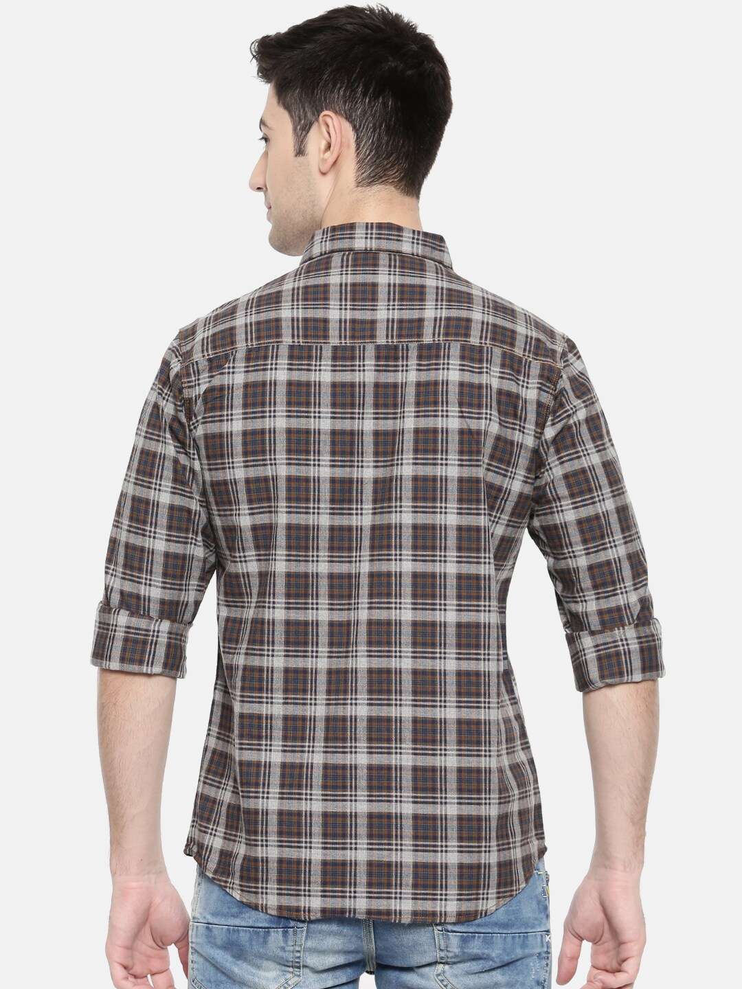 Shop Men Checkered Shirt Online.