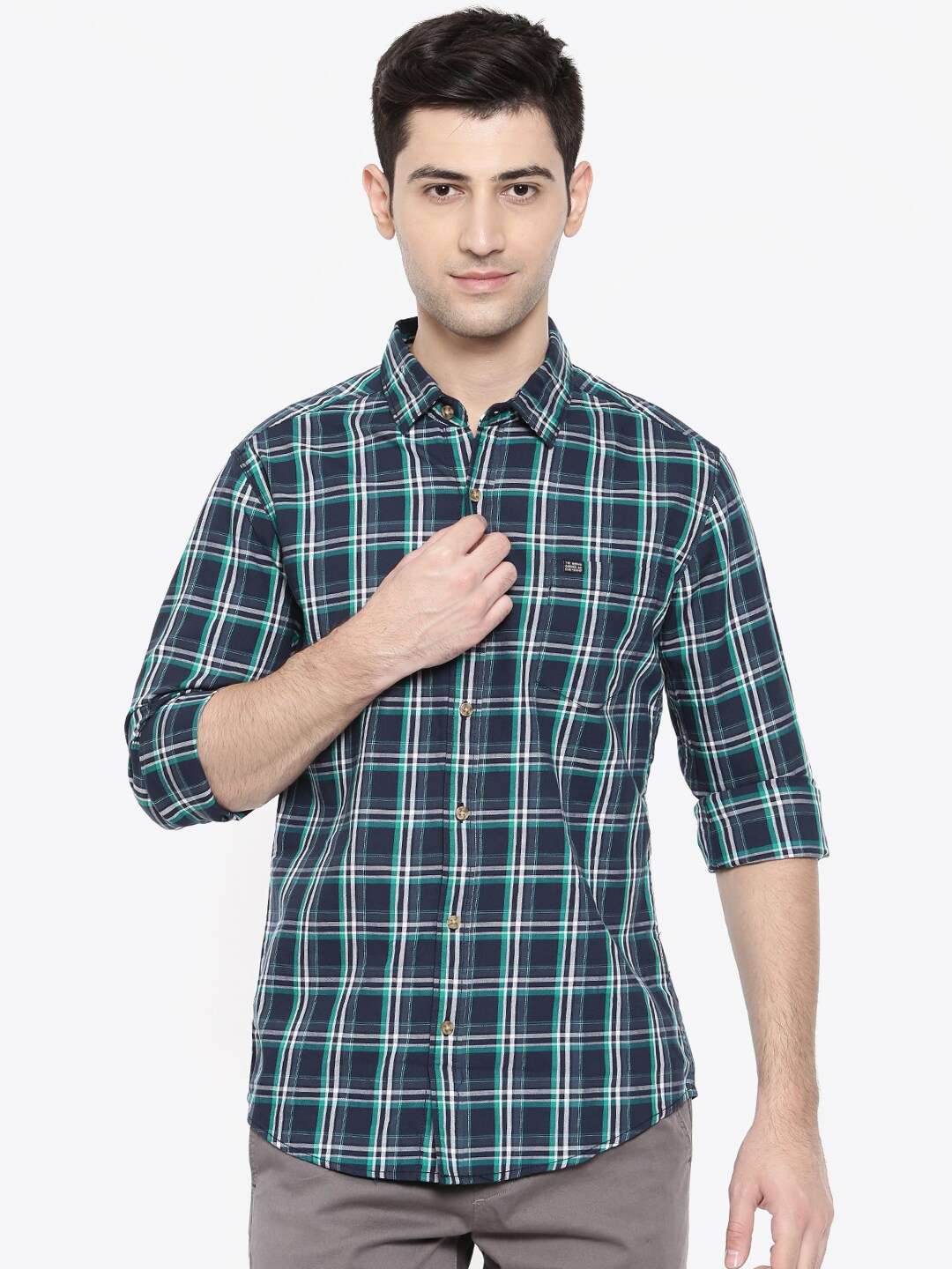 Shop Men Checkered Shirt Online.