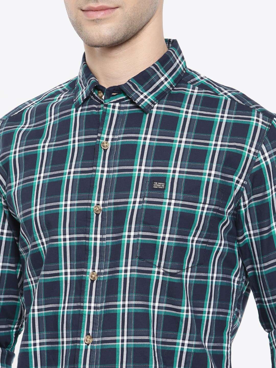 Shop Men Checkered Shirt Online.