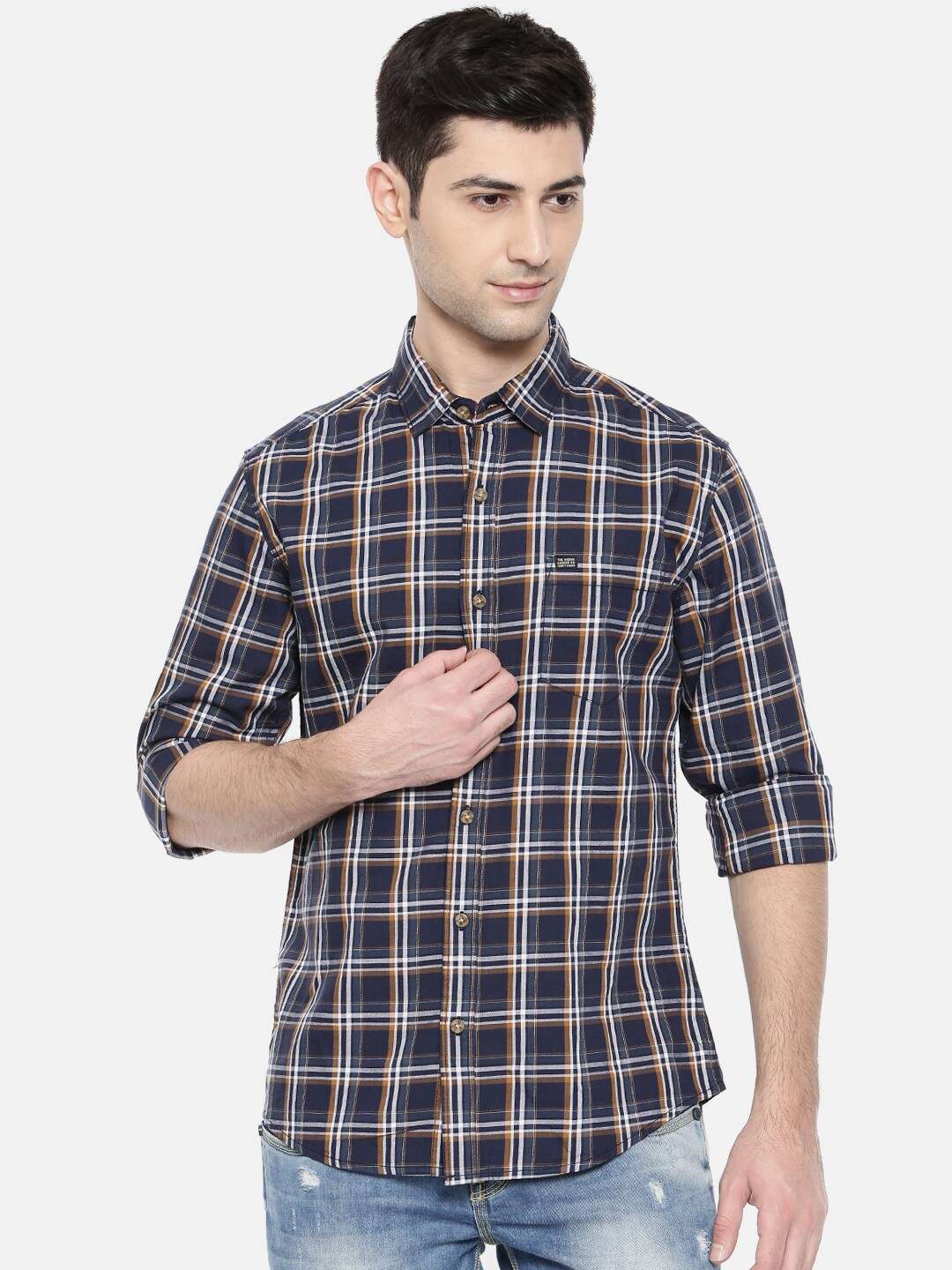 Shop Men Checkered Shirt Online.