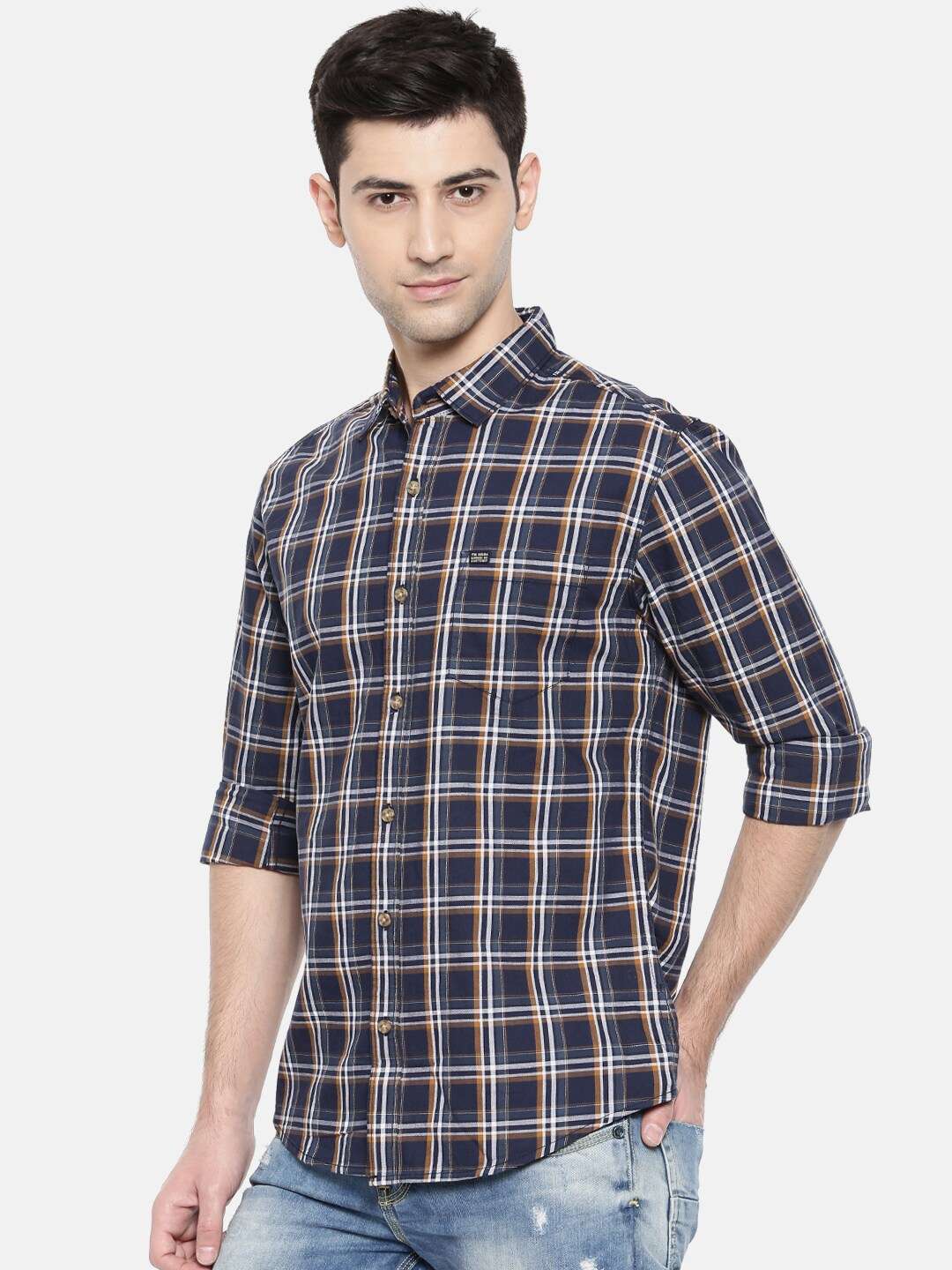 Shop Men Checkered Shirt Online.