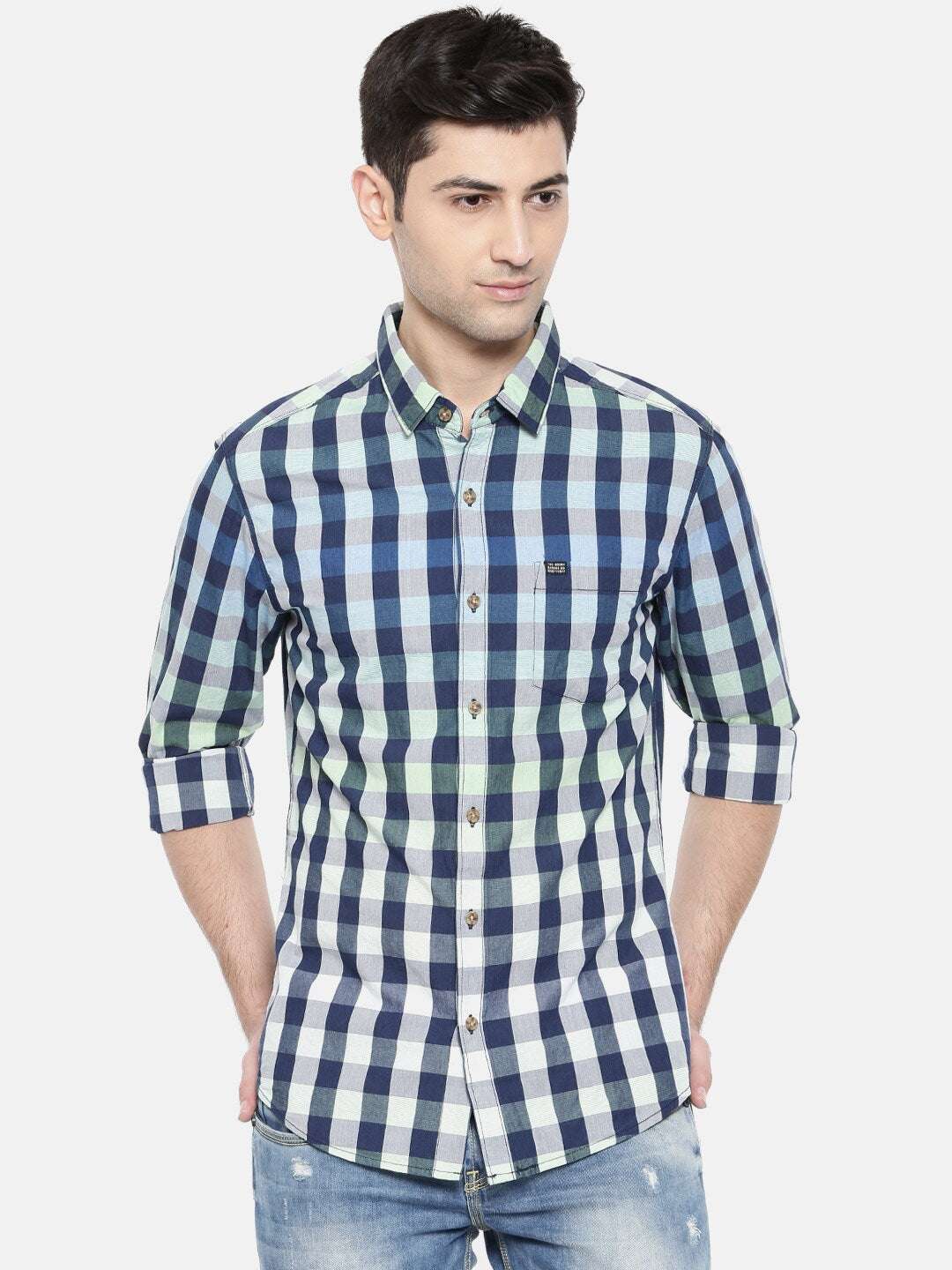 Shop Men Checkered Shirt Online.