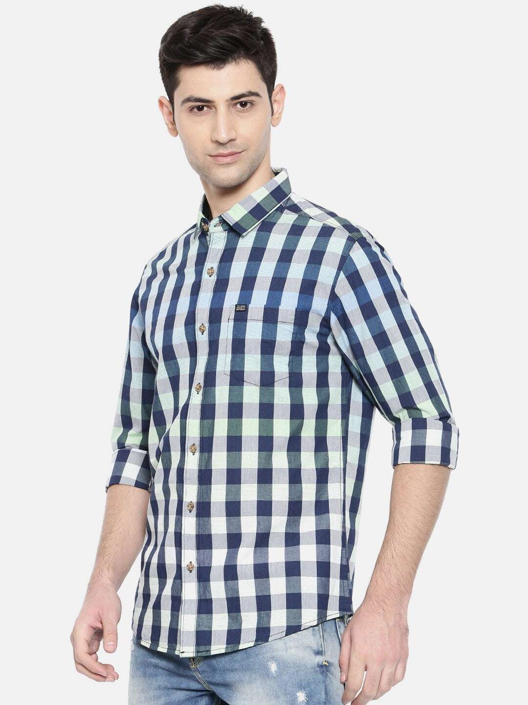 Shop Men Checkered Shirt Online.