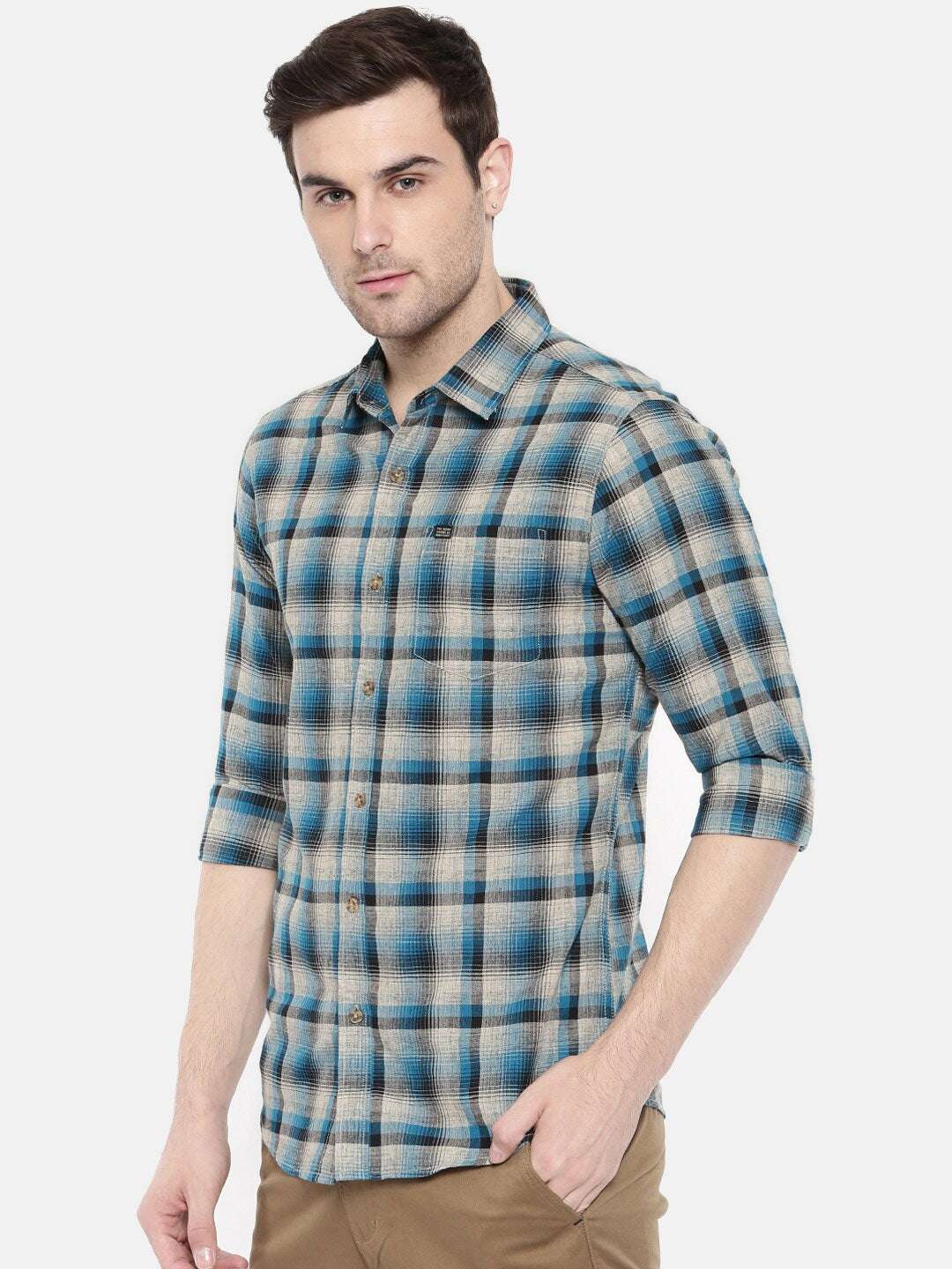 Shop Men Checkered Shirt Online.