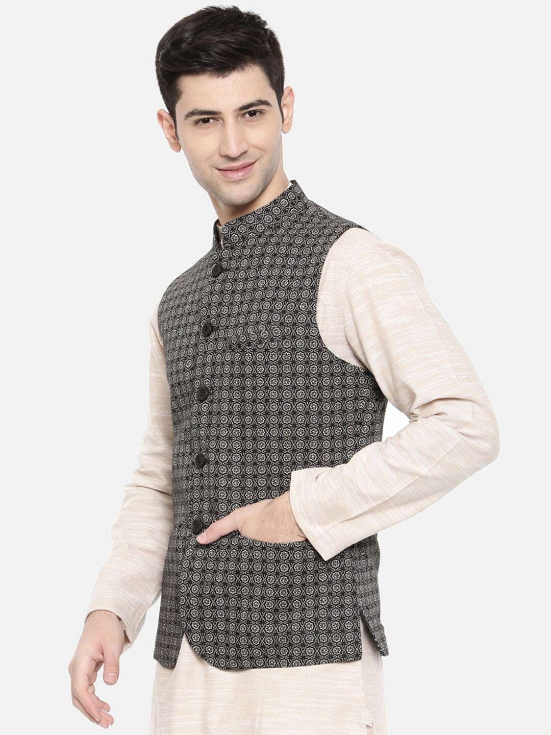 Shop Men Nehru Waistcoat Online.