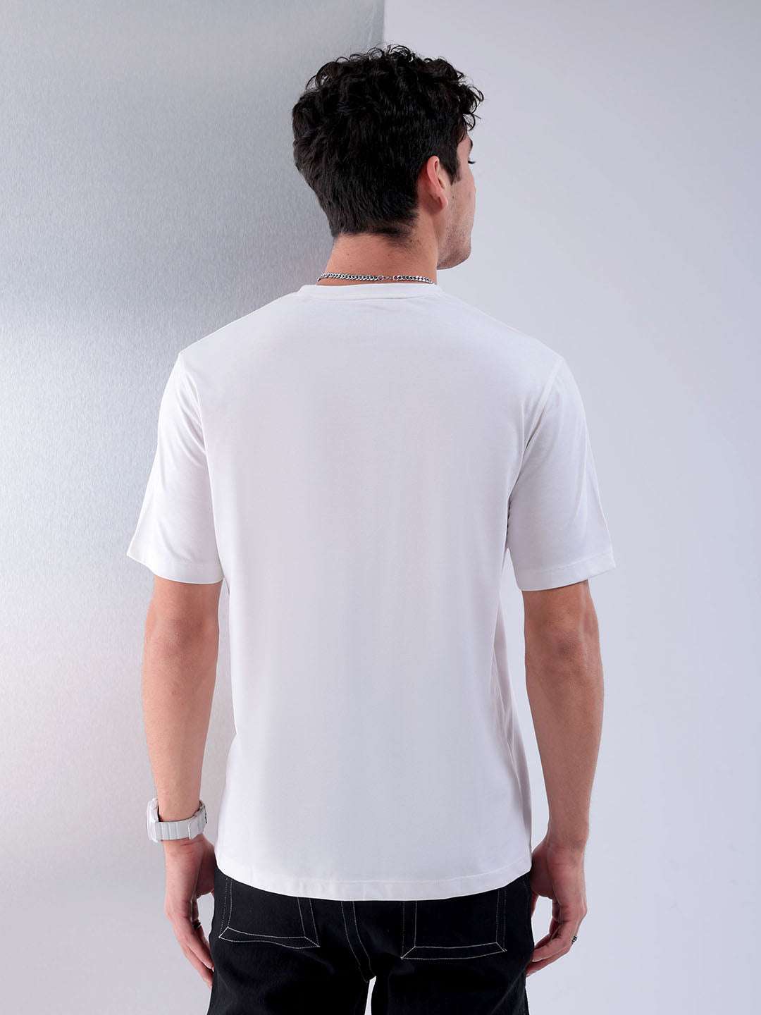 Shop Men Solid T-shirt Online.