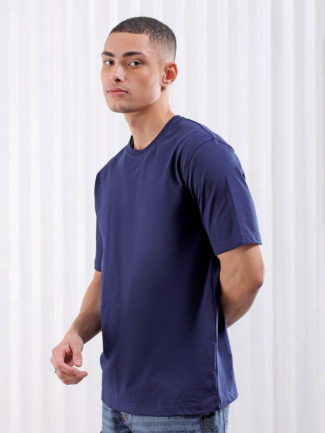 Shop Men Solid T-Shirt Online.