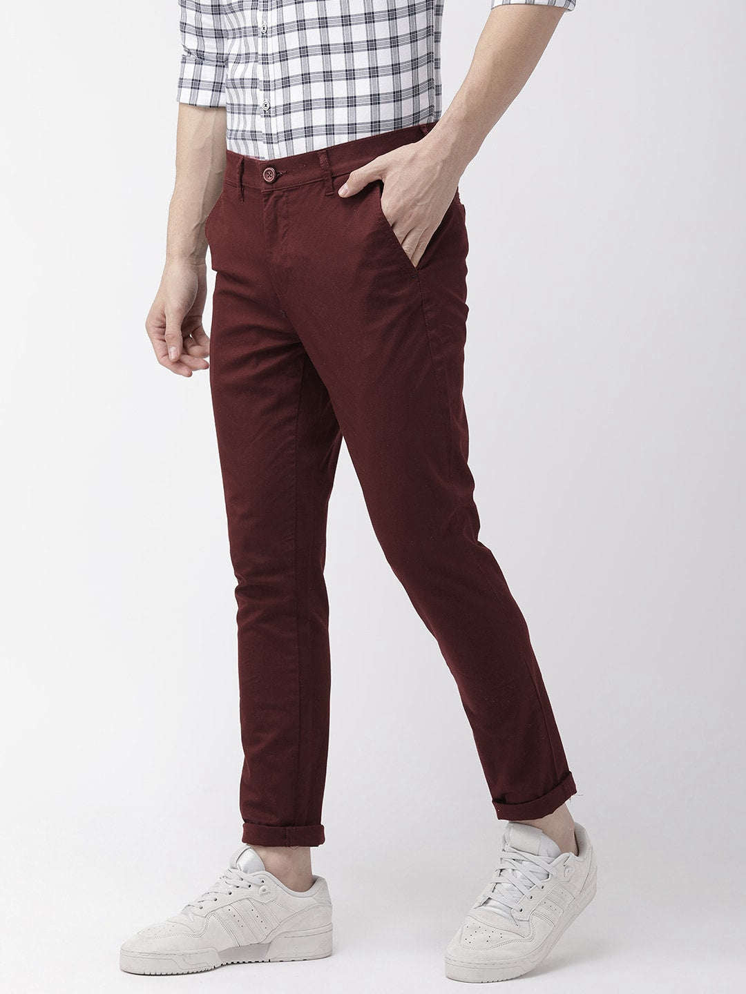 Shop Men Solid Chino Online.