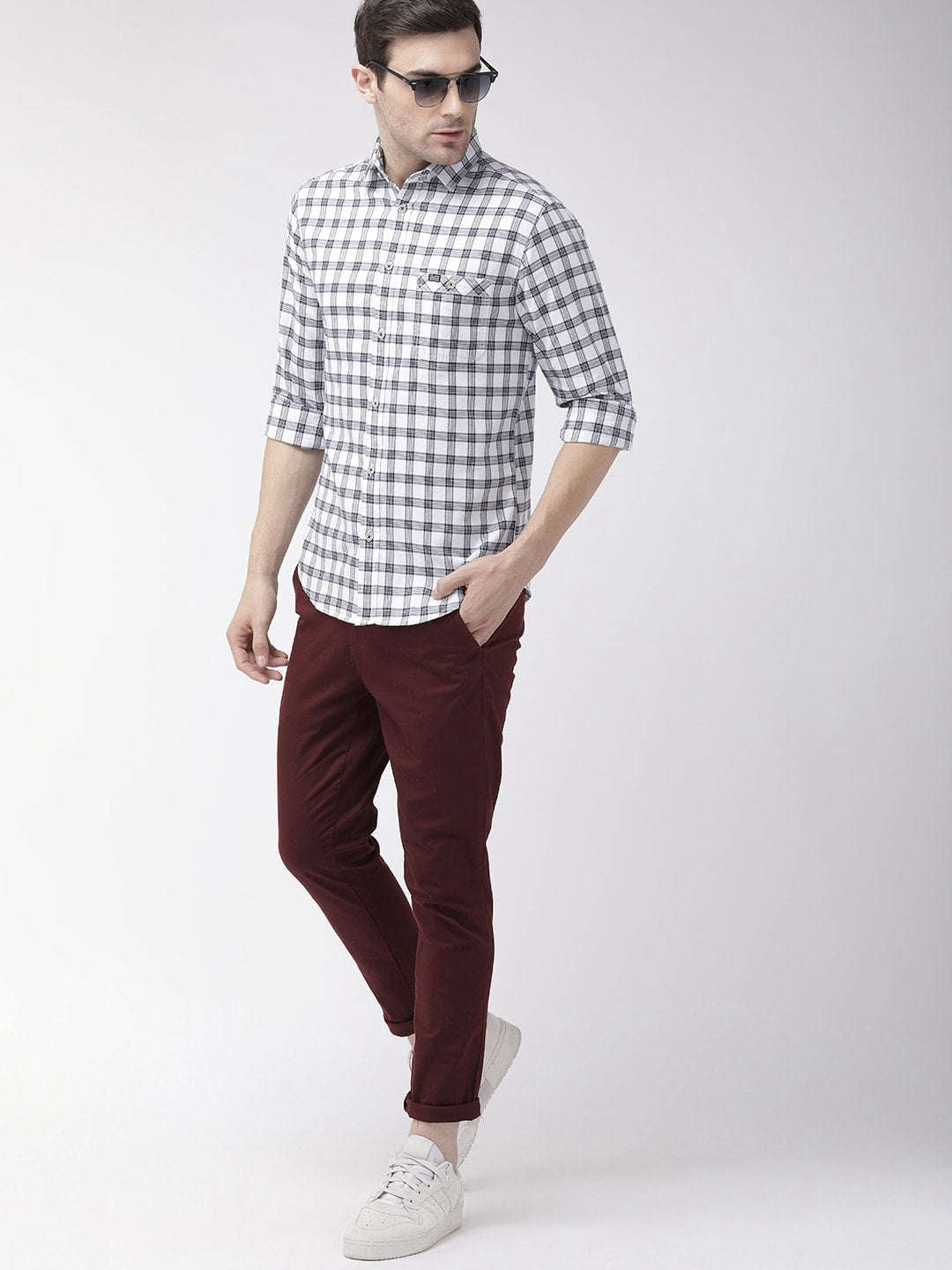 Shop Men Solid Chino Online.