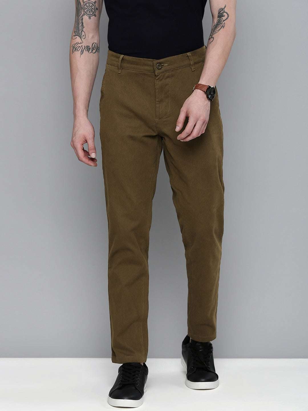 Shop Men Solid Chino Online.