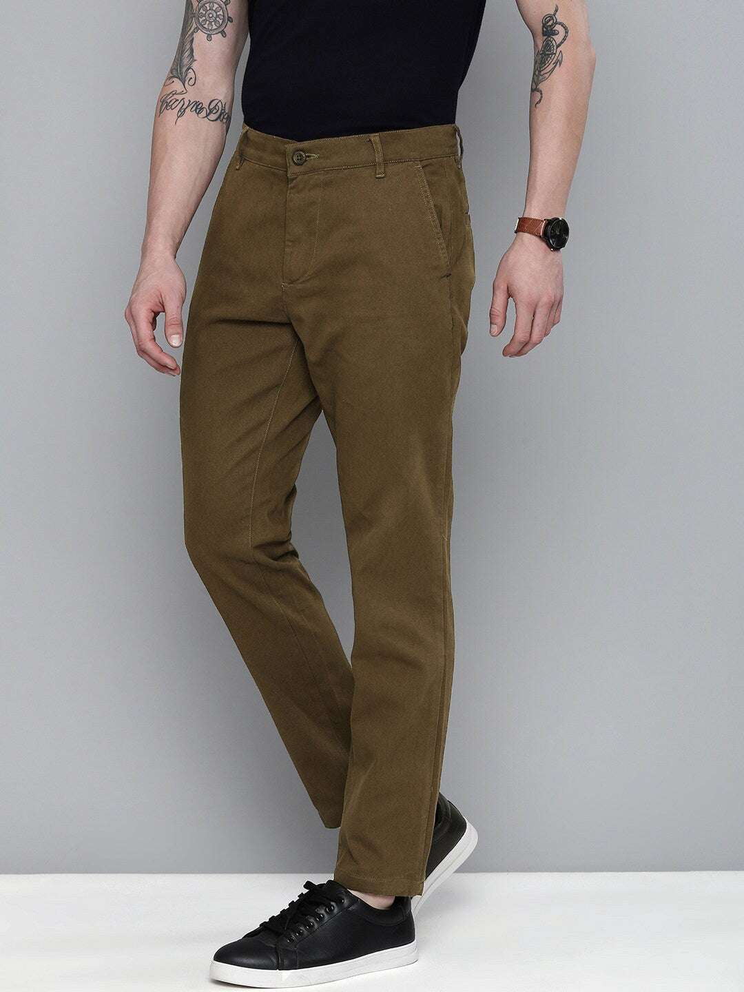 Shop Men Solid Chino Online.