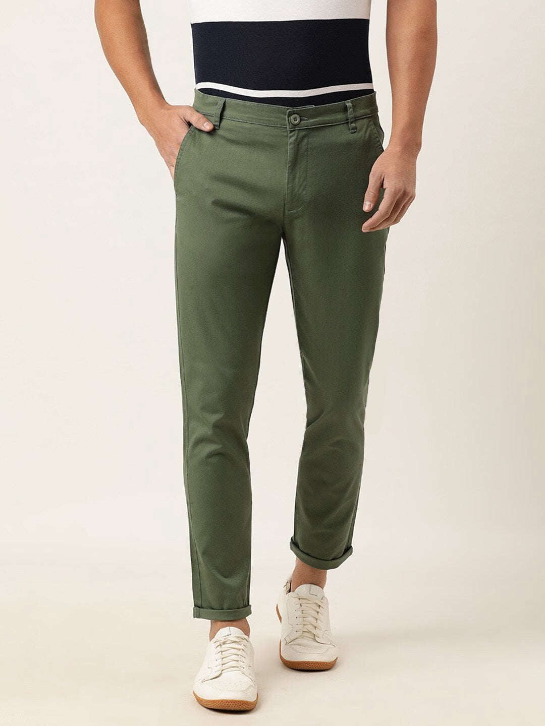 Shop Men Solid Chino Online.