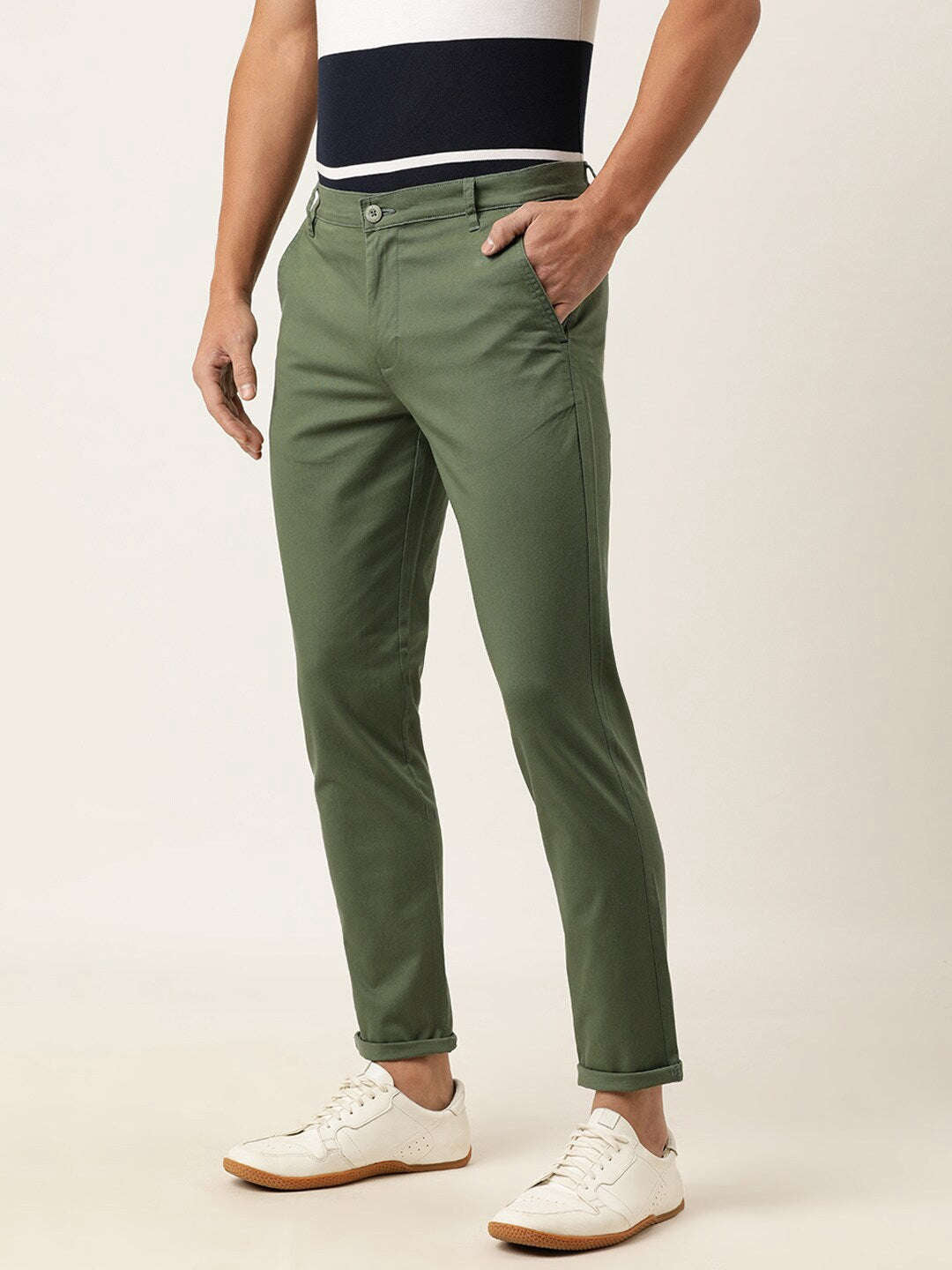 Shop Men Solid Chino Online.