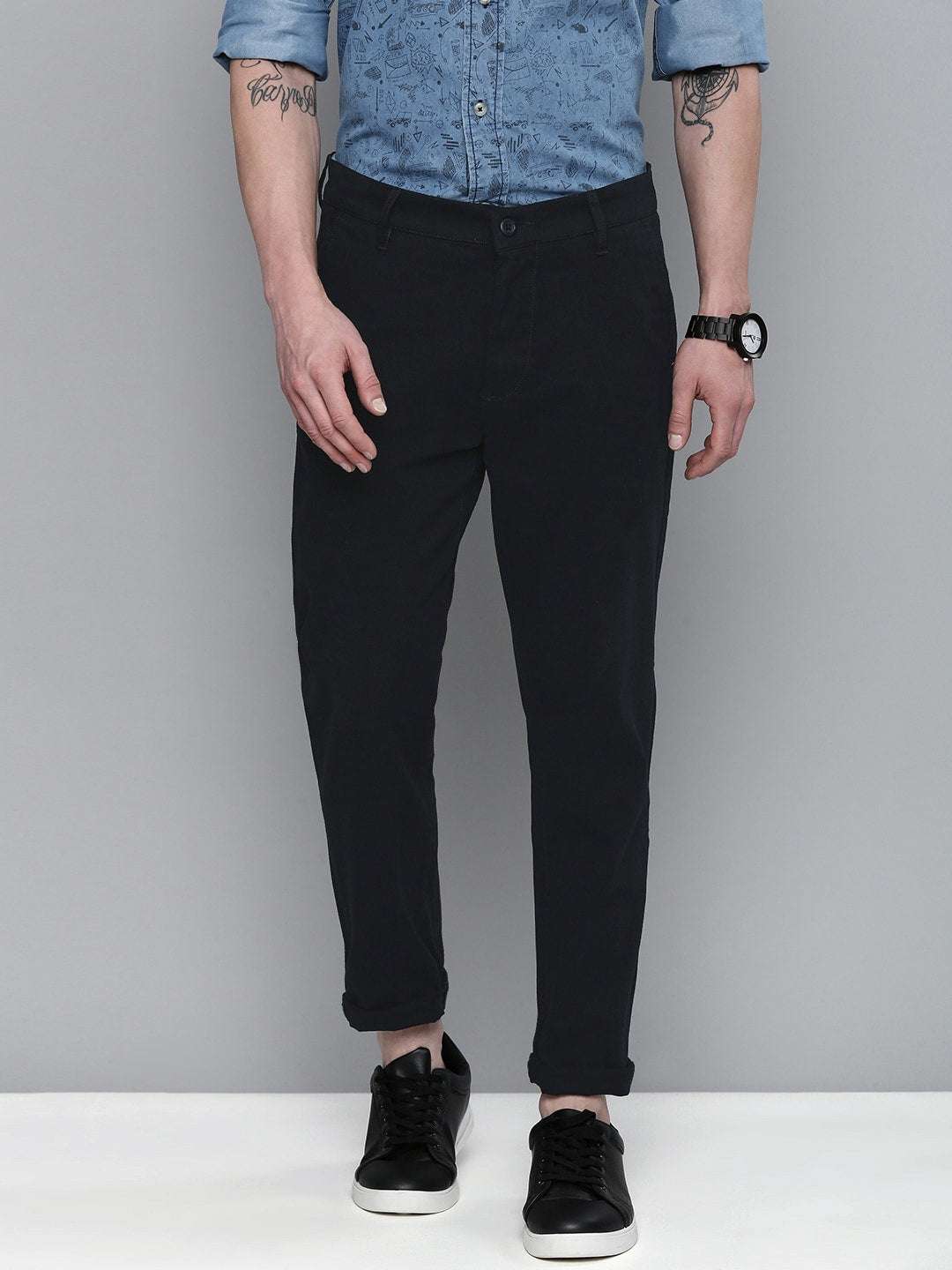 Shop Men Solid Chino Online.