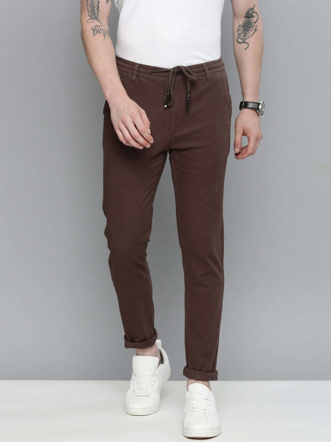 Shop Men Solid Chino Online.