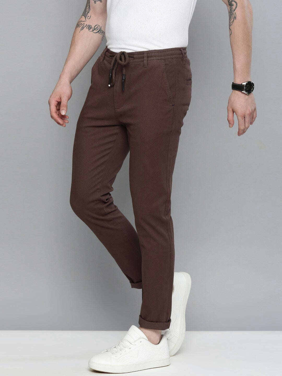 Shop Men Solid Chino Online.