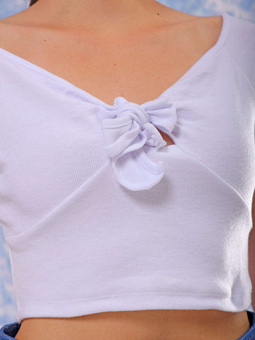 Shop Freehand Women White Fitted Solid Sweetheart Neck Off Shoulder Top Online.