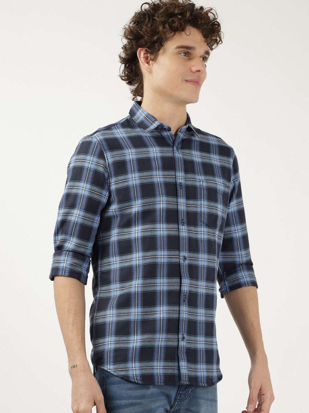 Shop Men Check Shirt Online.