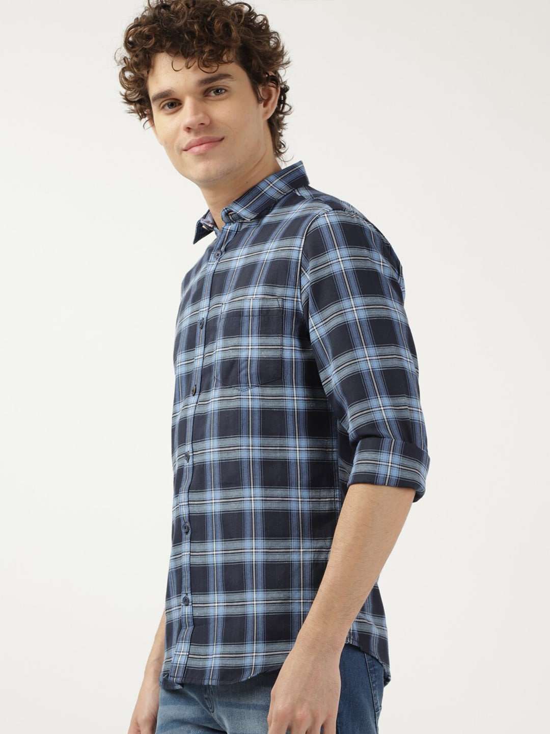 Shop Men Check Shirt Online.