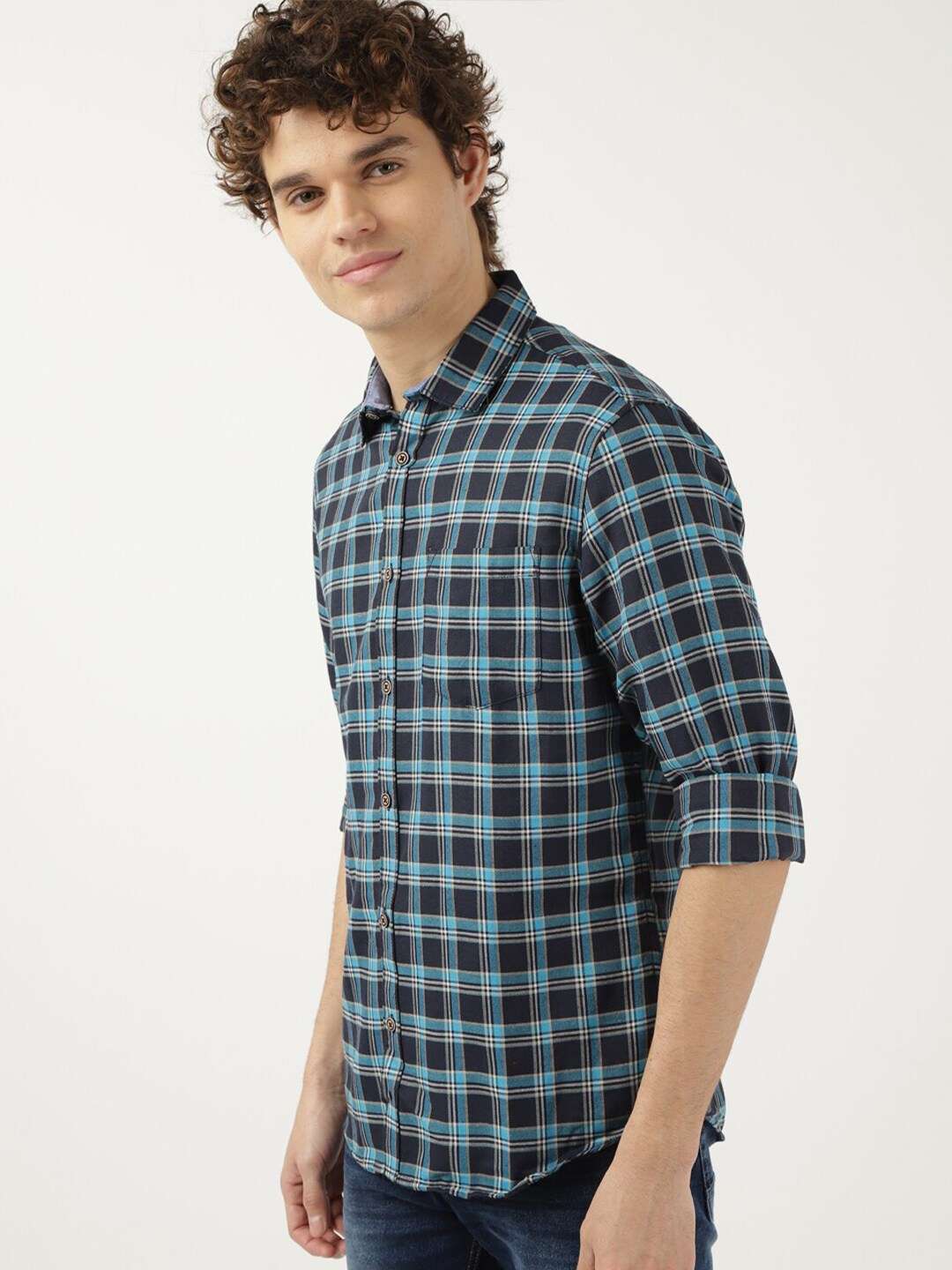 Shop Men Check Shirt Online.