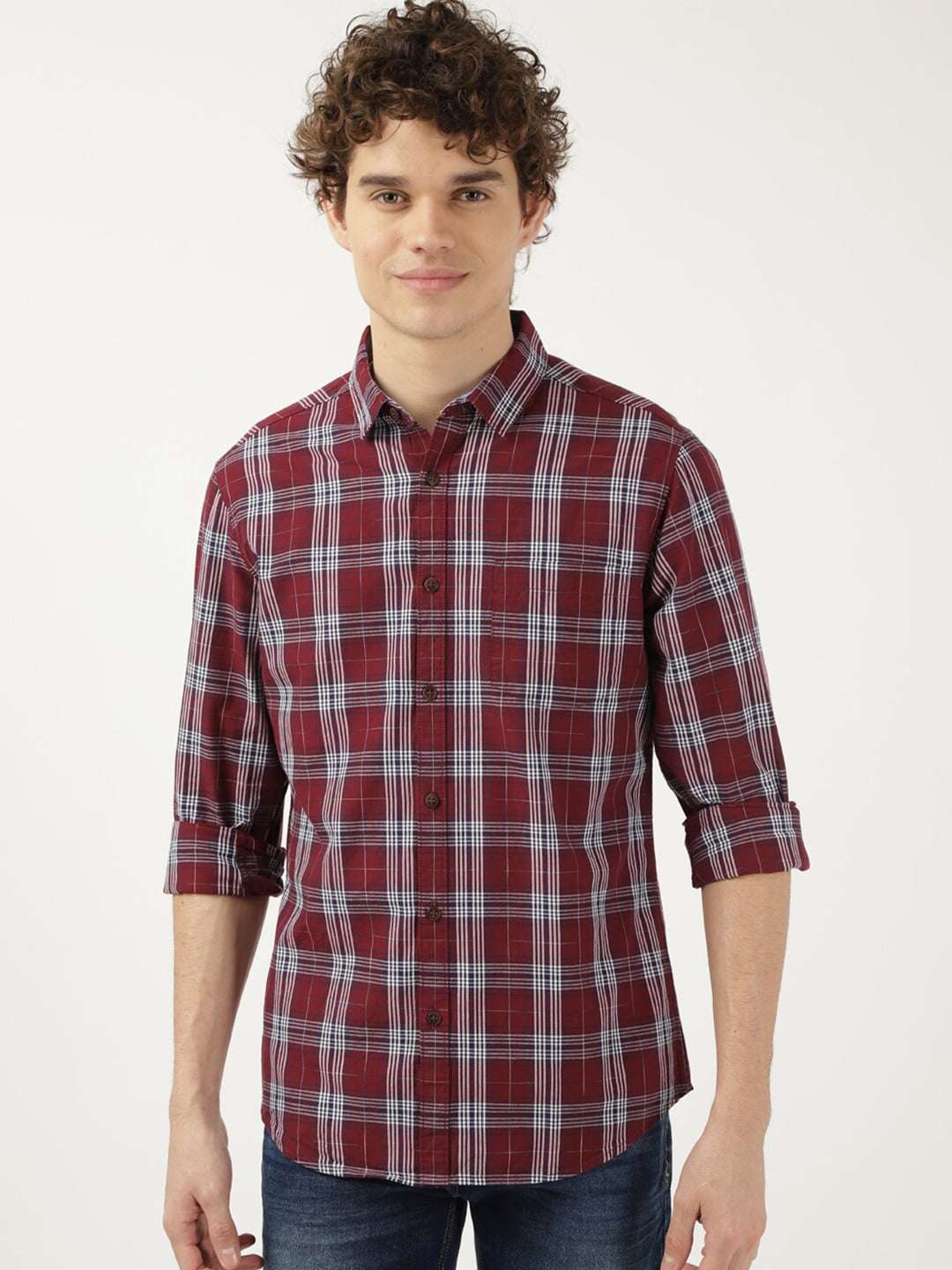 Shop Men Check Shirt Online.