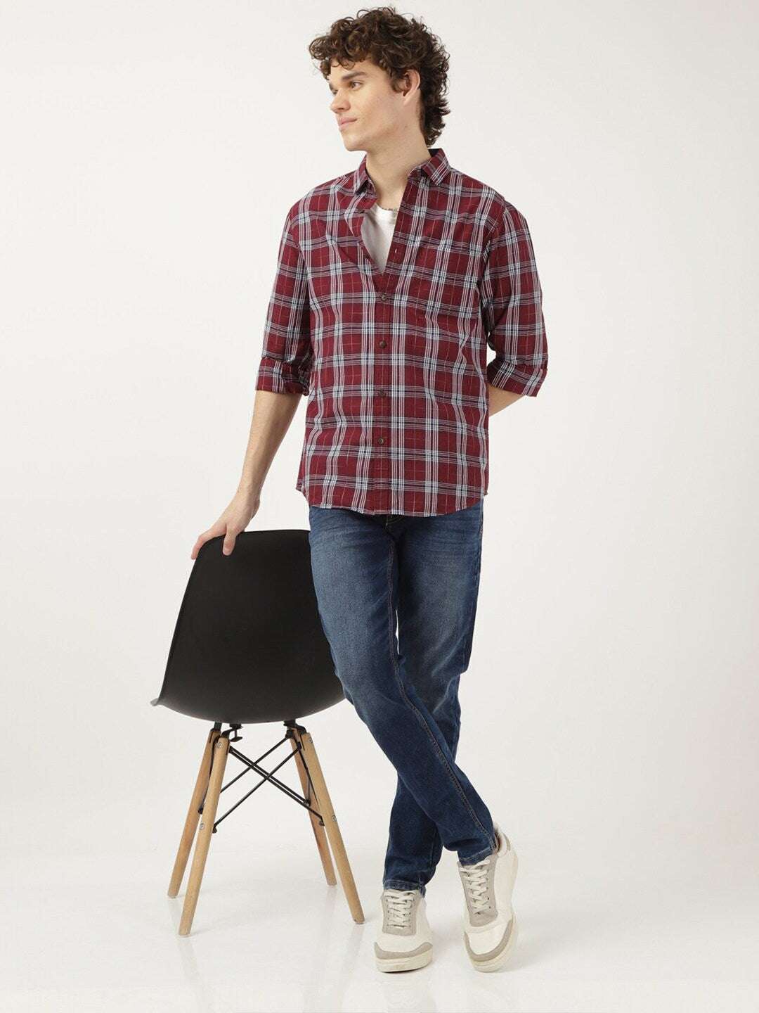 Shop Men Check Shirt Online.