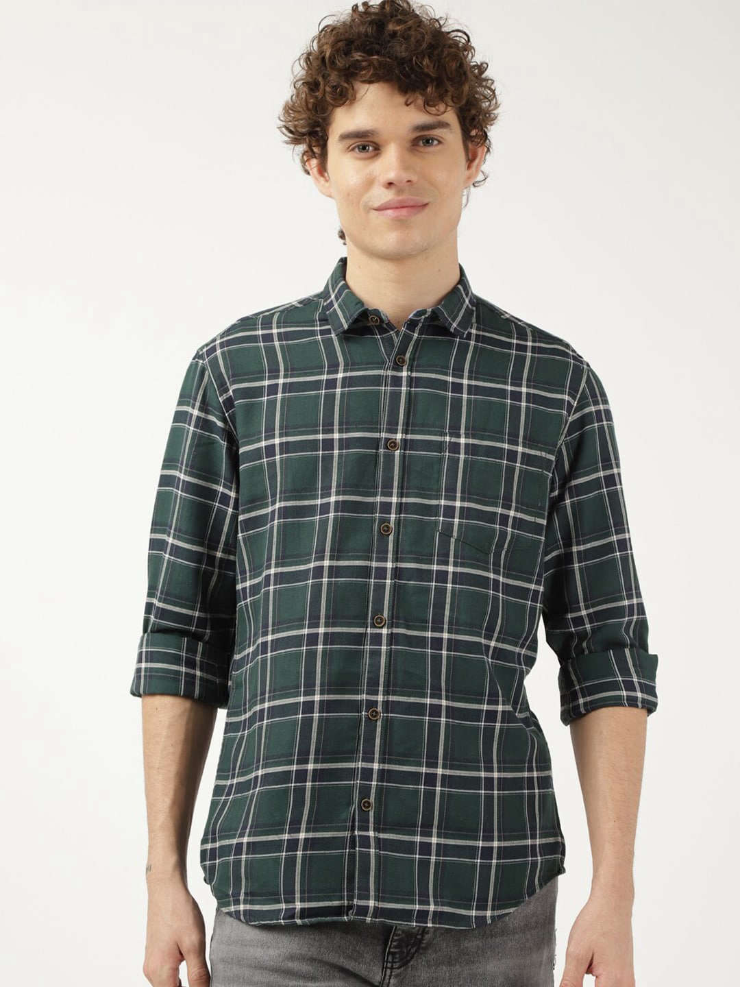 Shop Men Check Shirt Online.