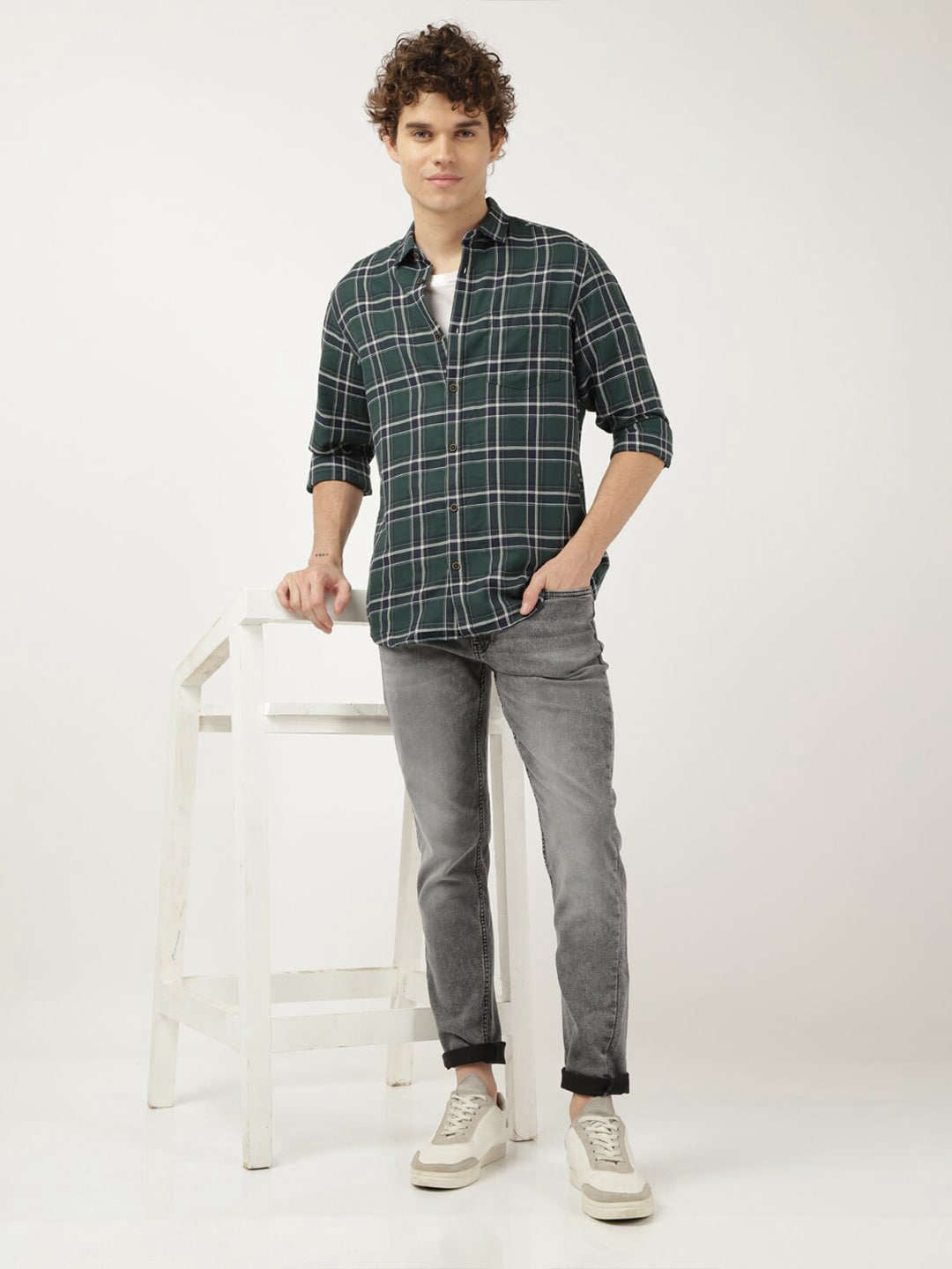 Shop Men Check Shirt Online.