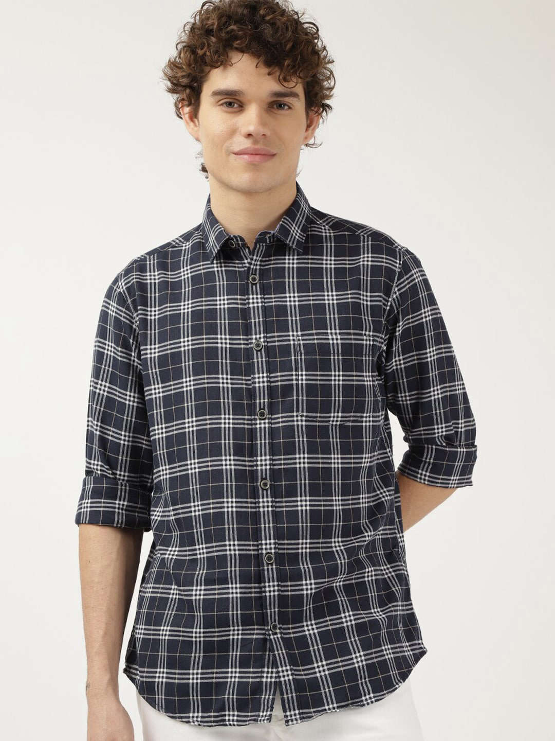 Shop Men Check Shirt Online.