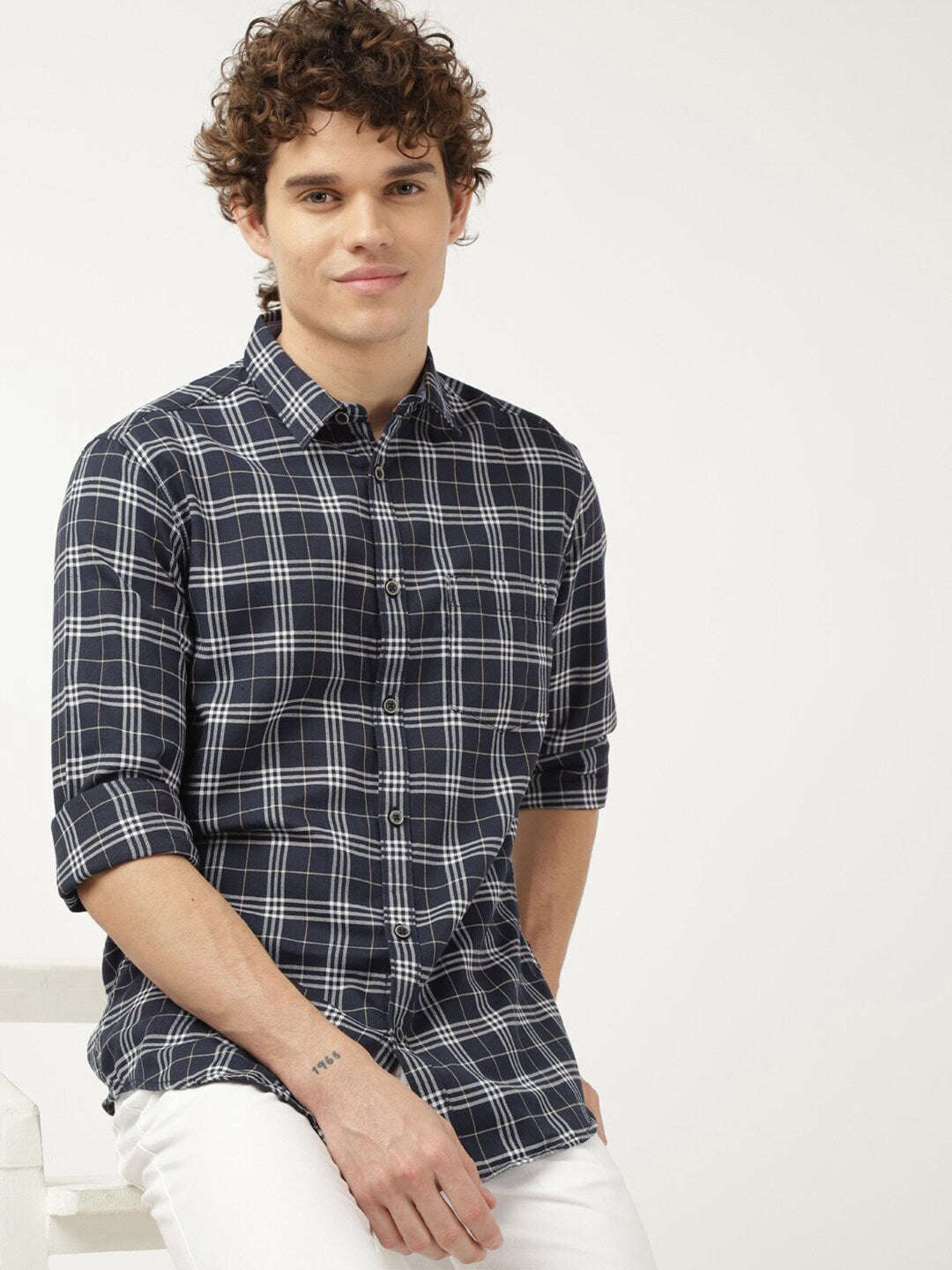 Shop Men Check Shirt Online.