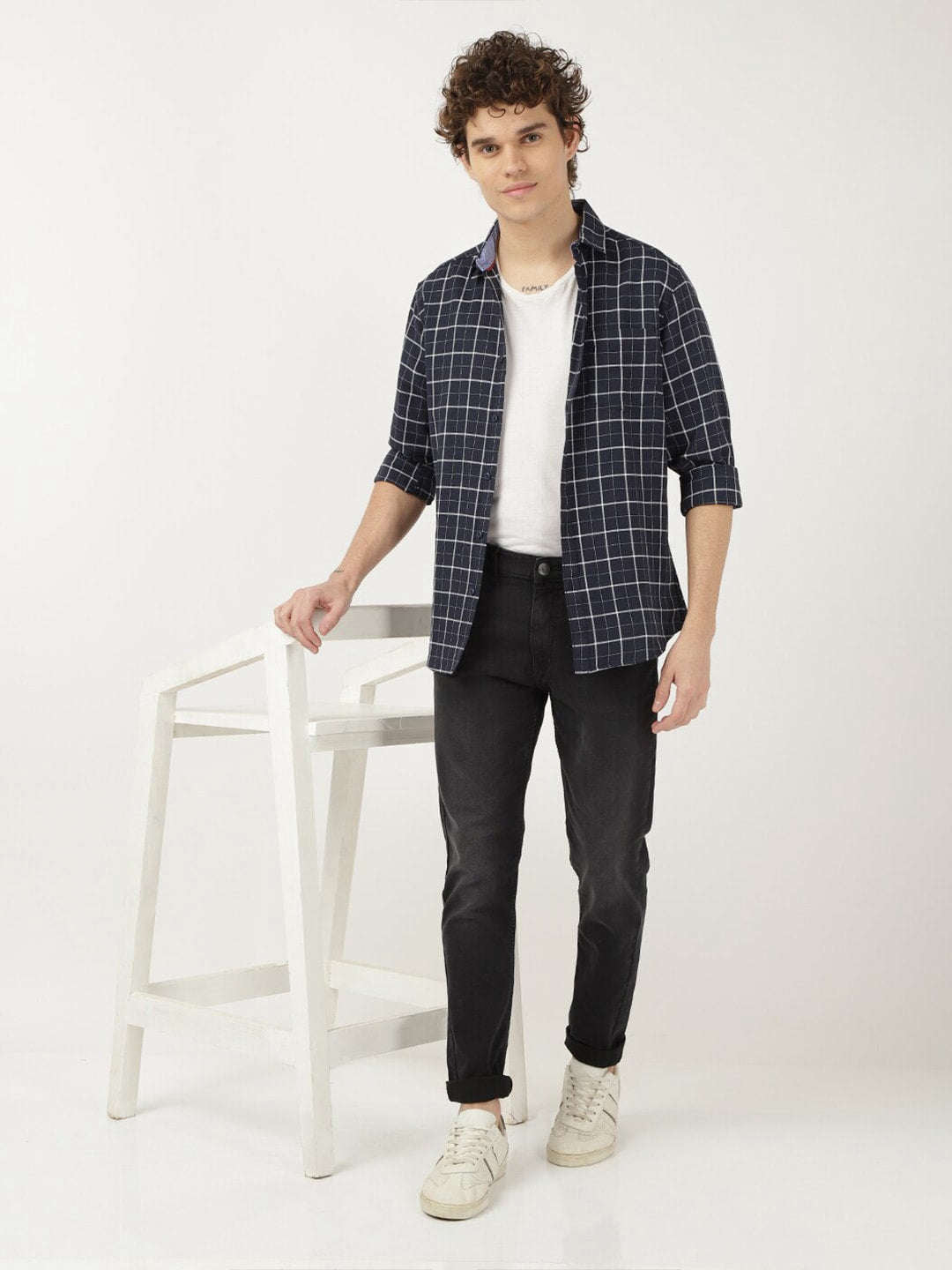 Shop Men Check Shirt Online.