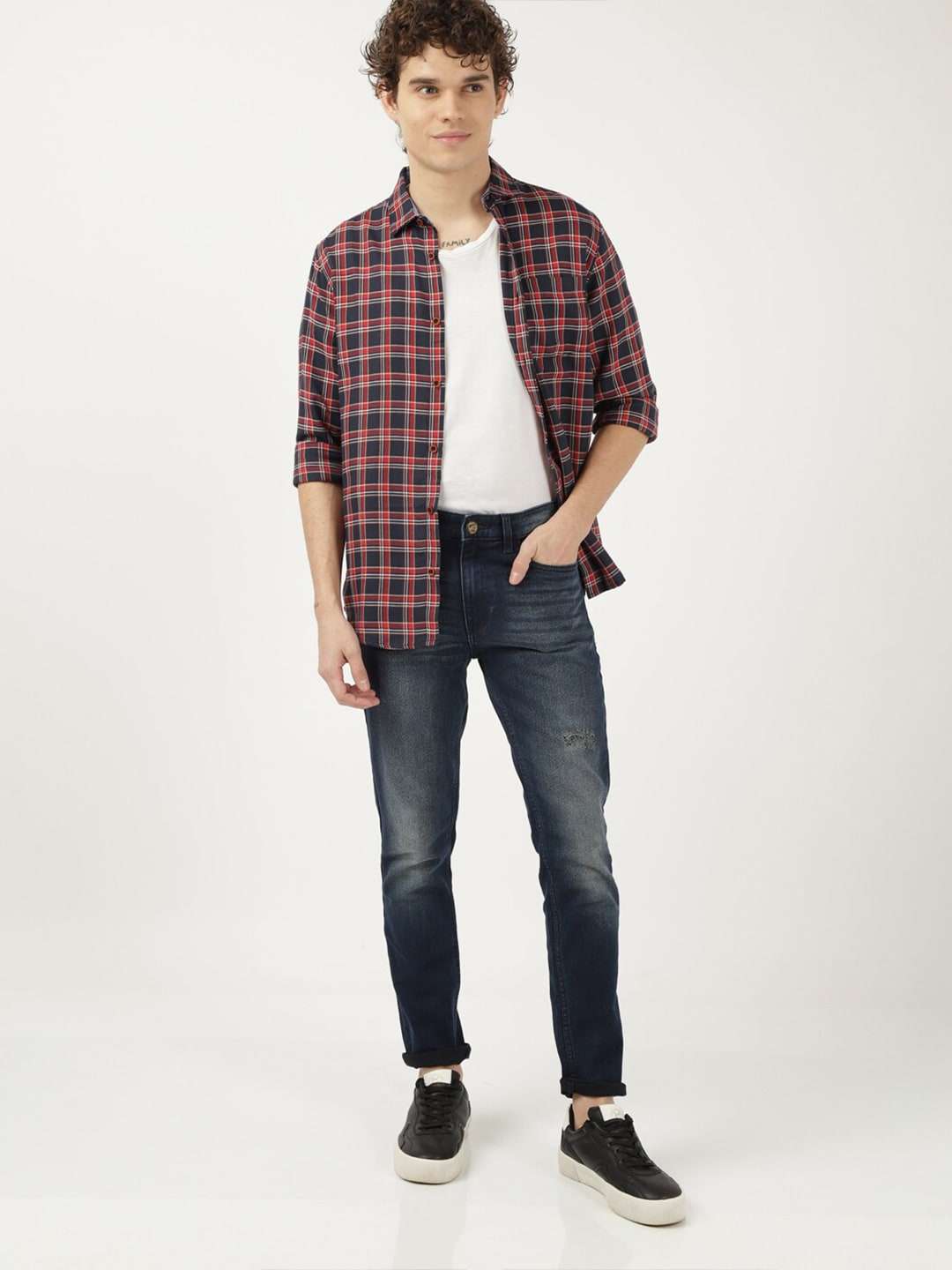 Shop Men Check Shirt Online.